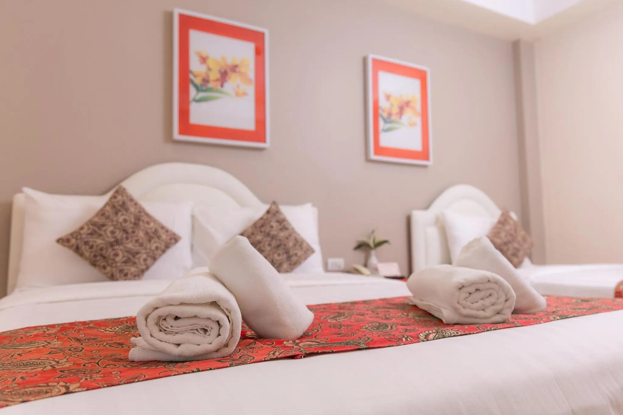Bed in Rasa Boutique Hotel Chiang Rai