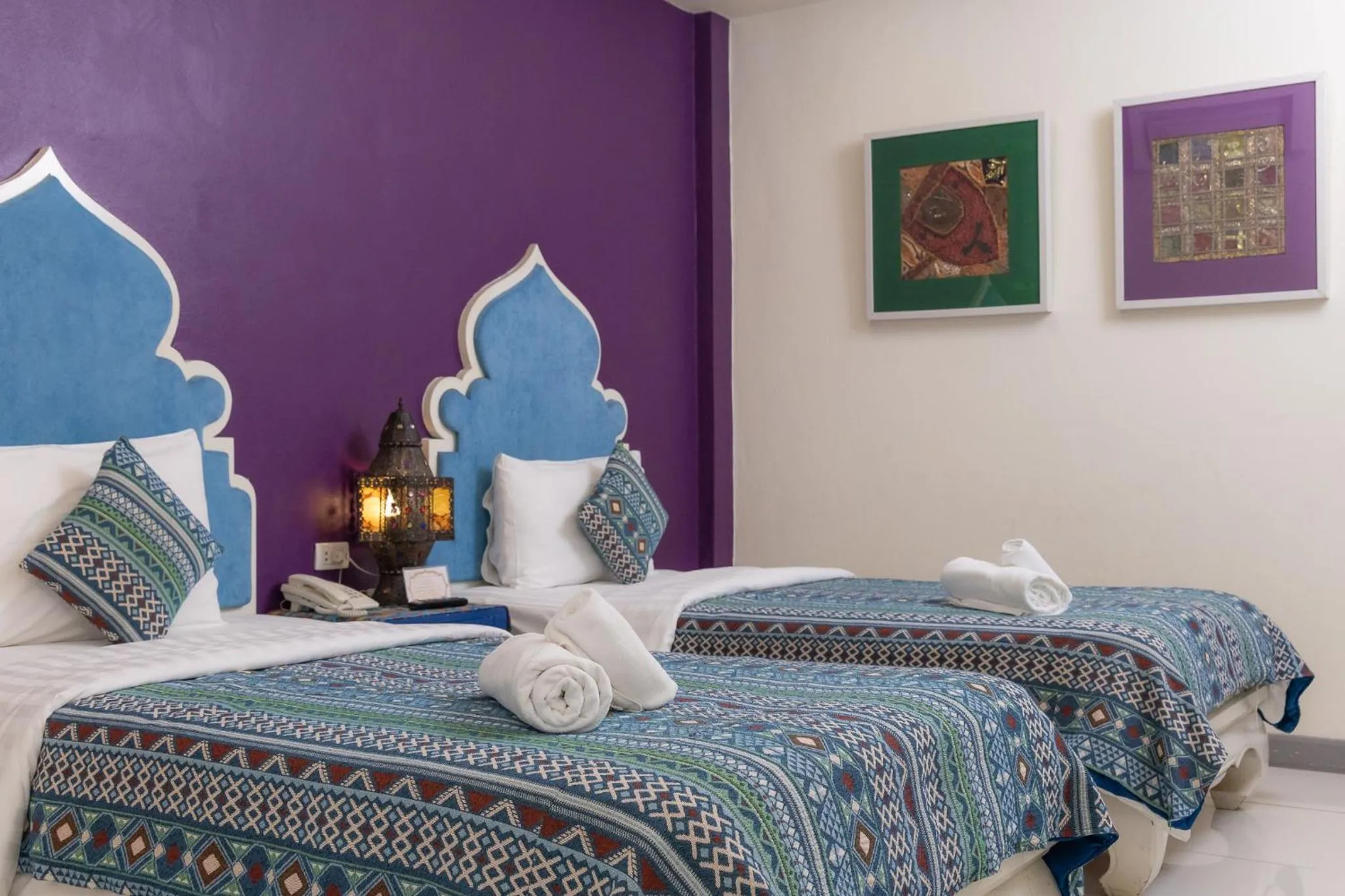 Bed in Rasa Boutique Hotel Chiang Rai