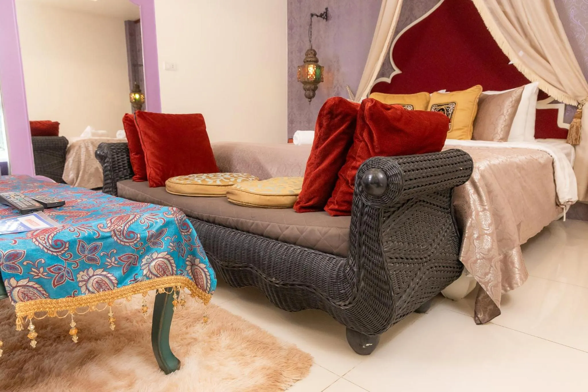 Bed in Rasa Boutique Hotel Chiang Rai