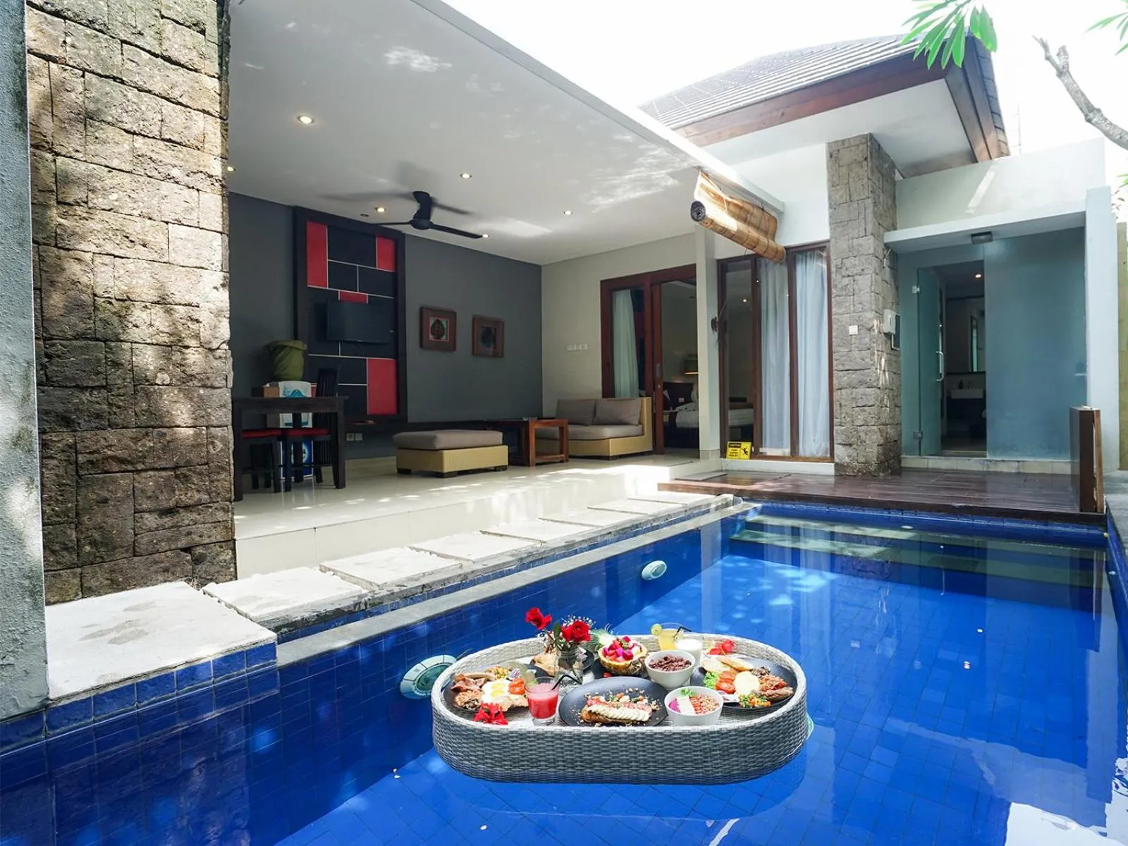 Swimming pool in Samaja Beachside Villas