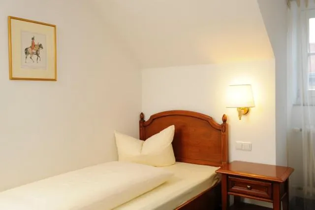 Photo of the whole room, Bed in Hotel Blauer Bock