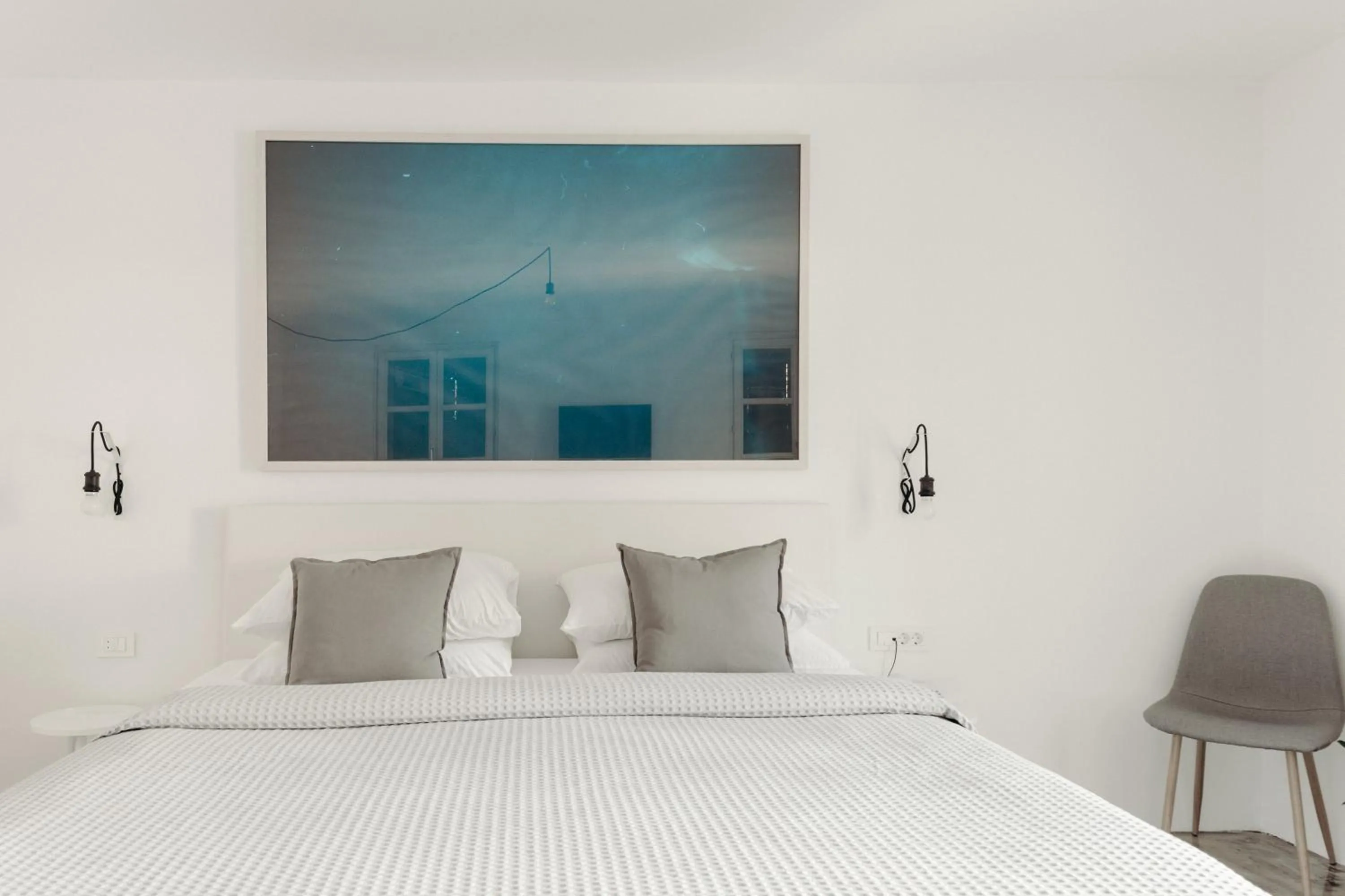 Bed in Art Hotel Tartini