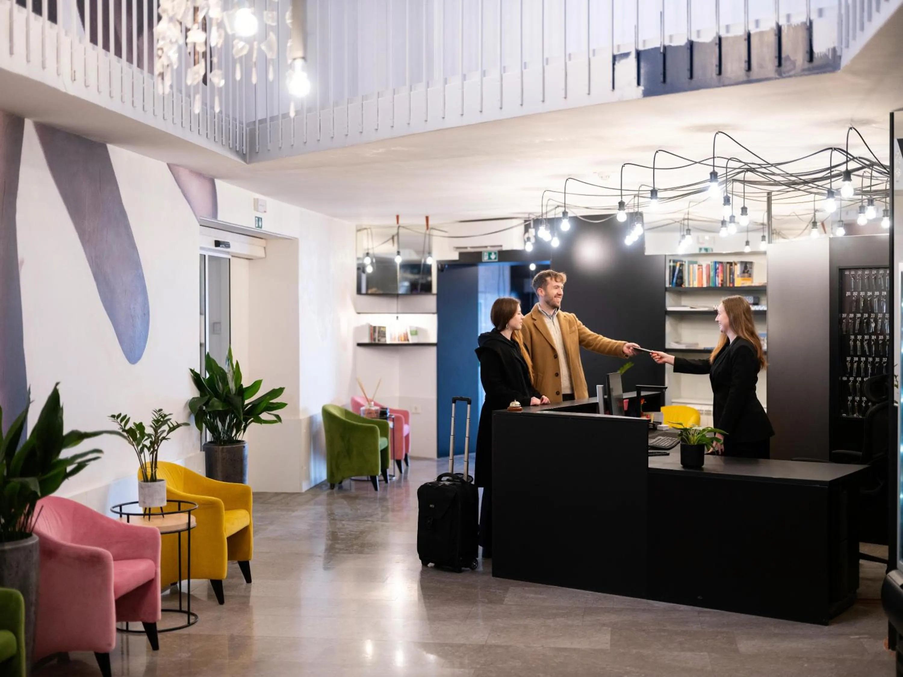 Lobby or reception in Art Hotel Tartini