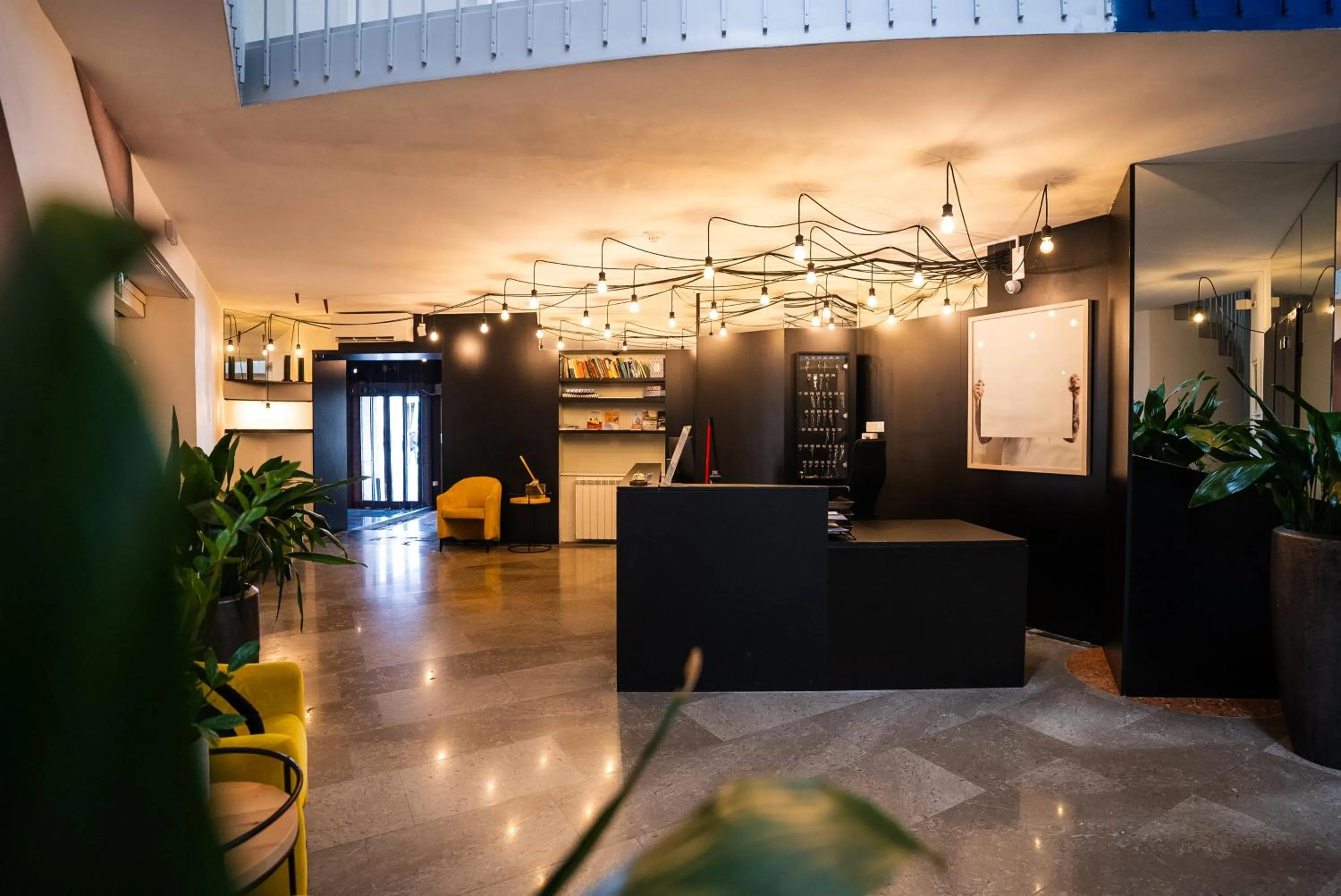Lobby or reception in Art Hotel Tartini
