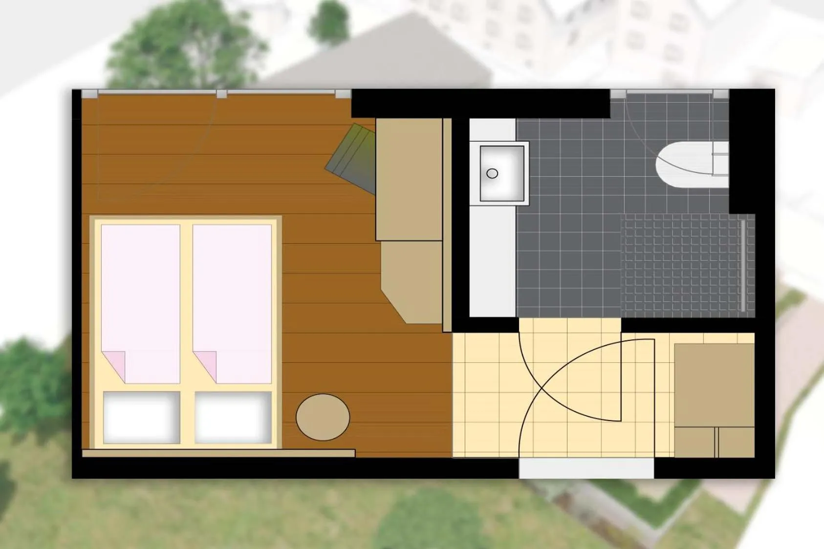 Floor plan in Landhotel Zum Goldenen Kreuz