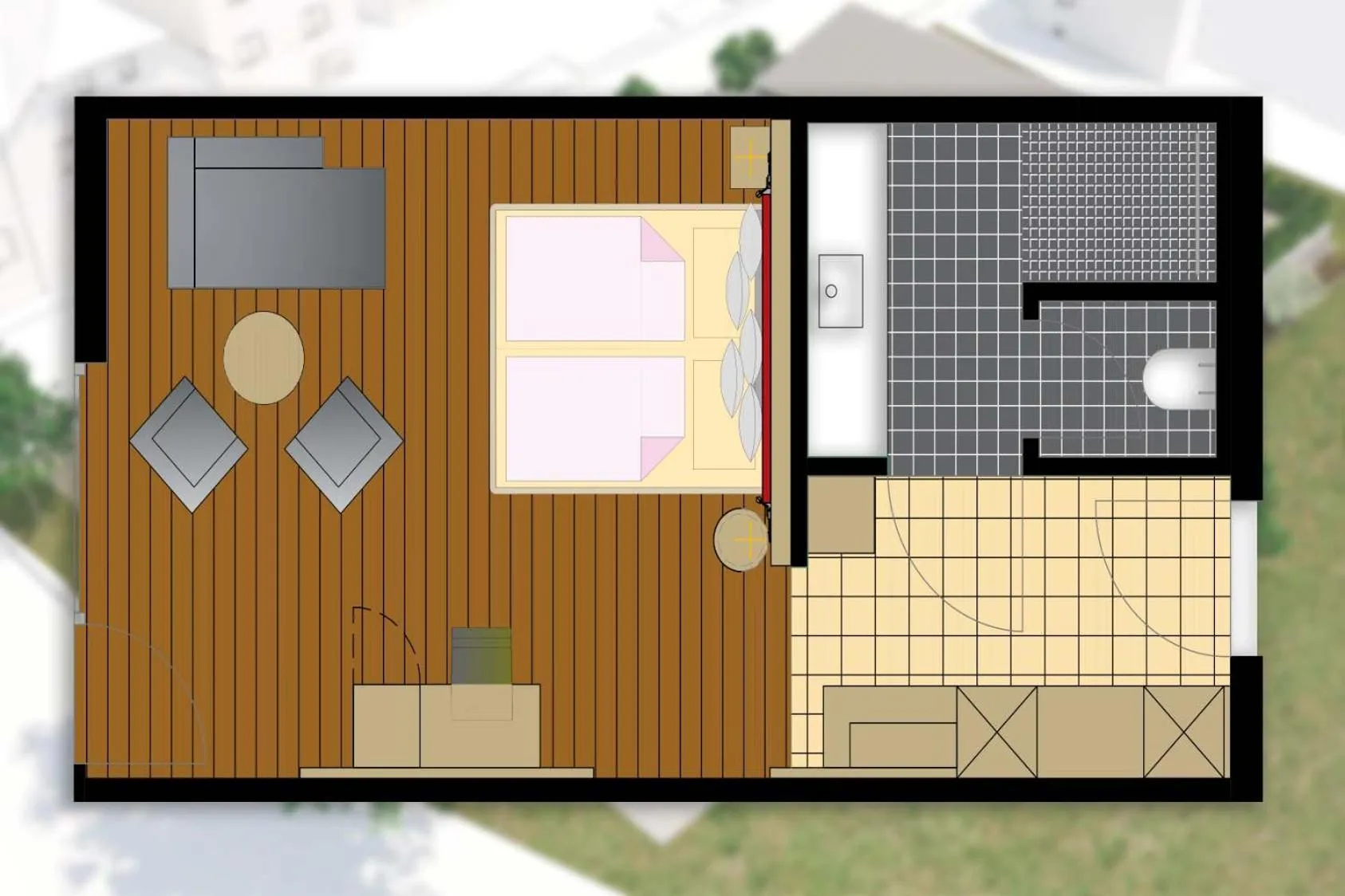 Floor plan in Landhotel Zum Goldenen Kreuz