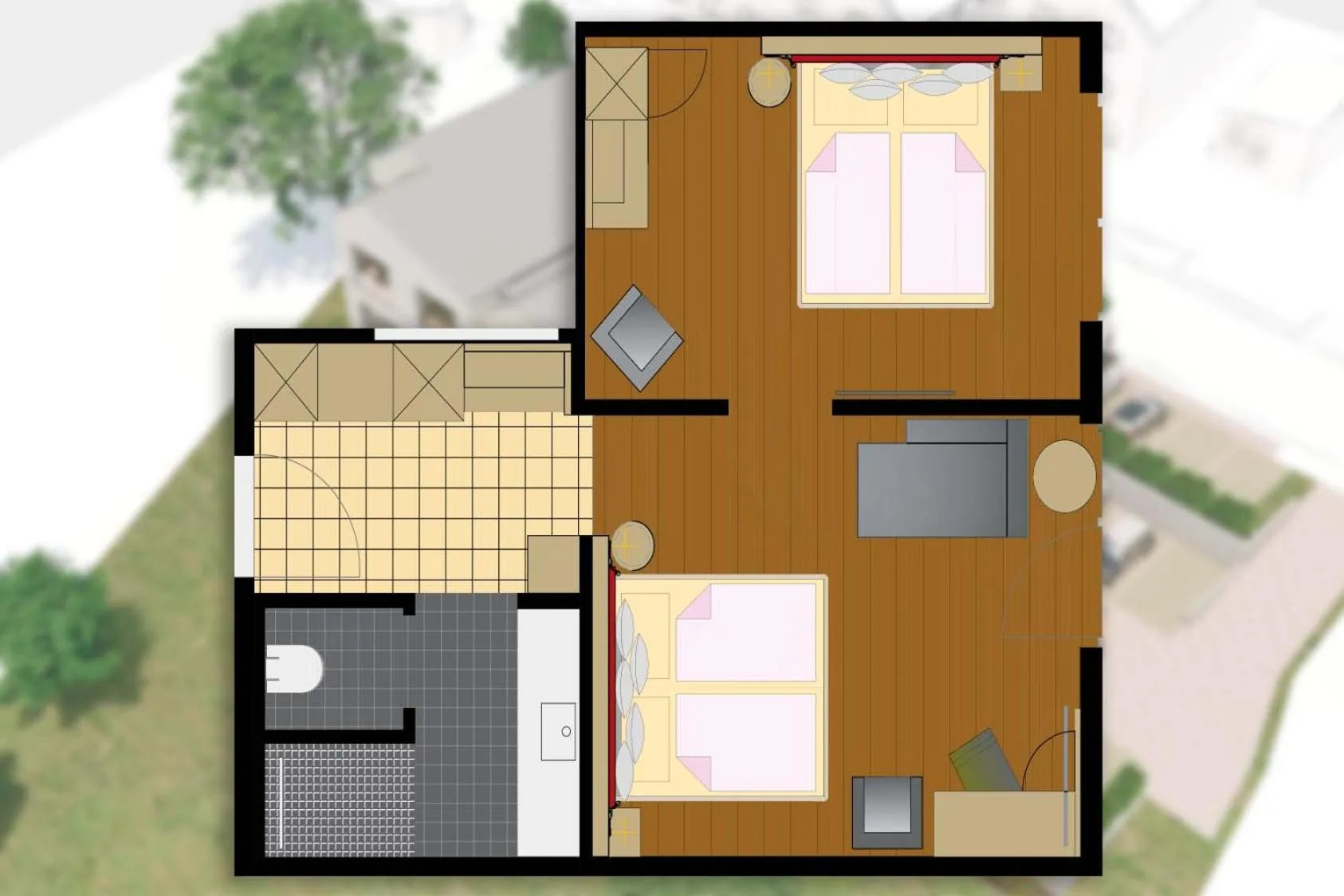 Floor plan in Landhotel Zum Goldenen Kreuz