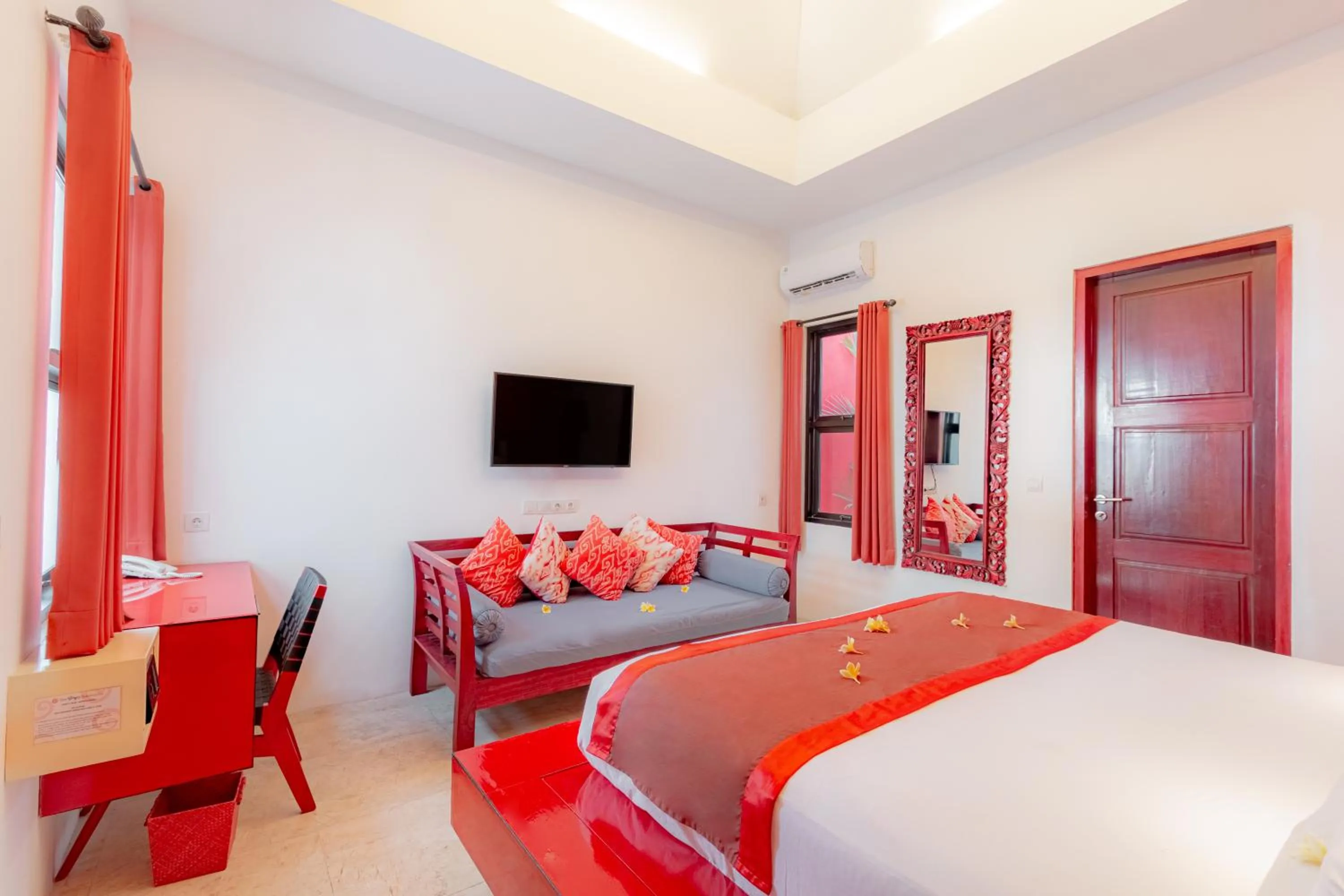 Bed in Bali Ginger Suites & Villa