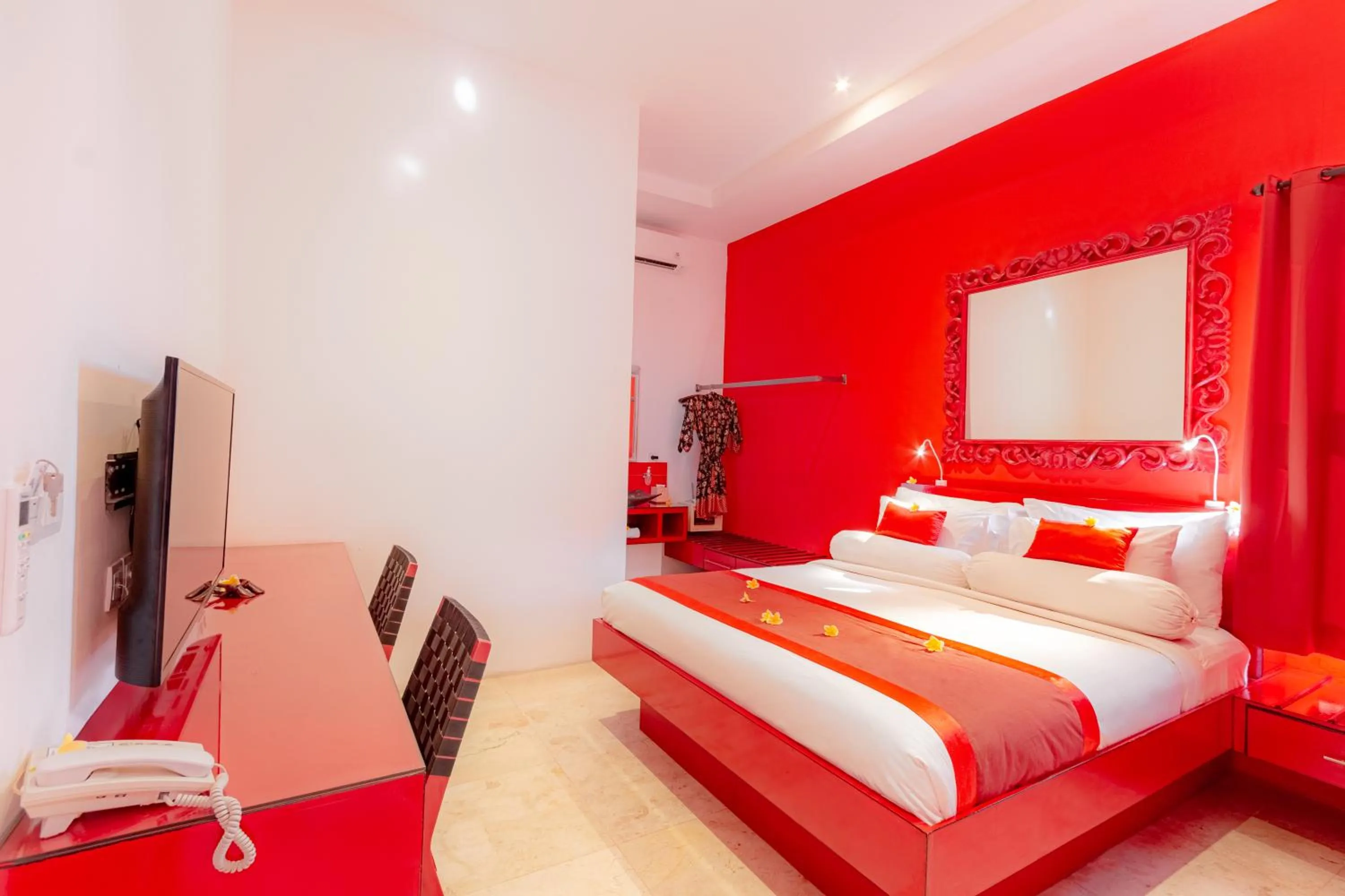 Bed in Bali Ginger Suites & Villa