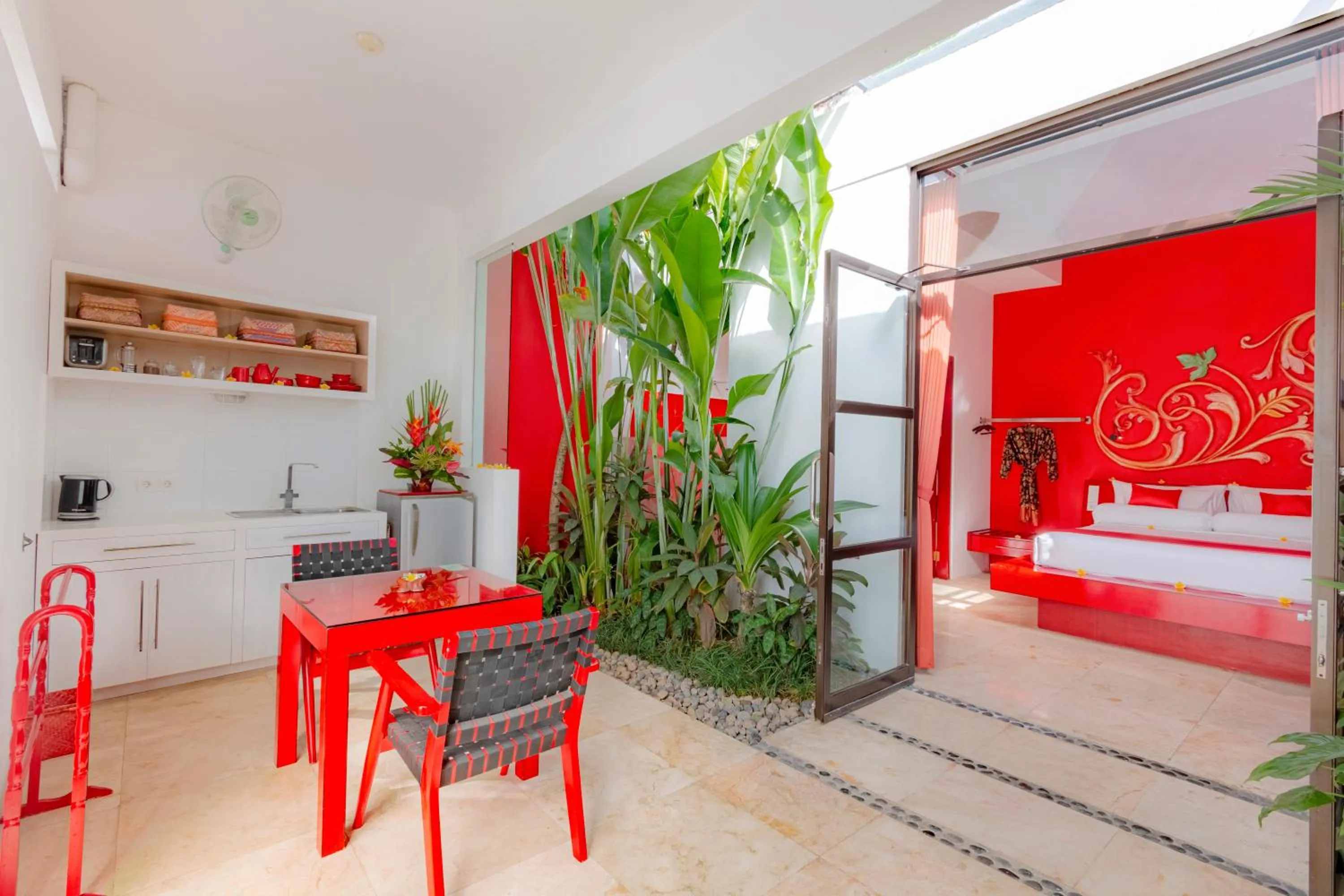 Bed in Bali Ginger Suites & Villa