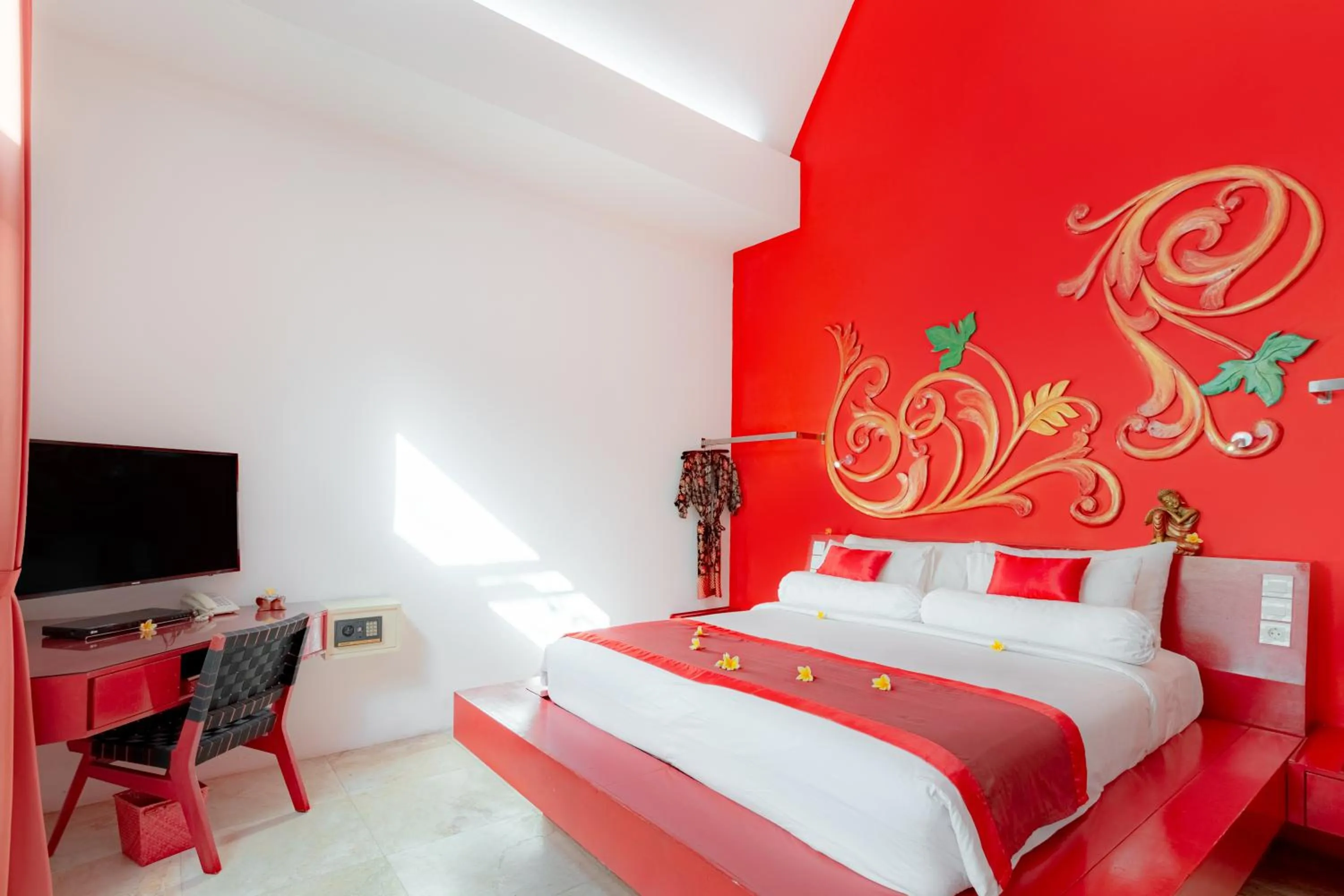 Bed in Bali Ginger Suites & Villa