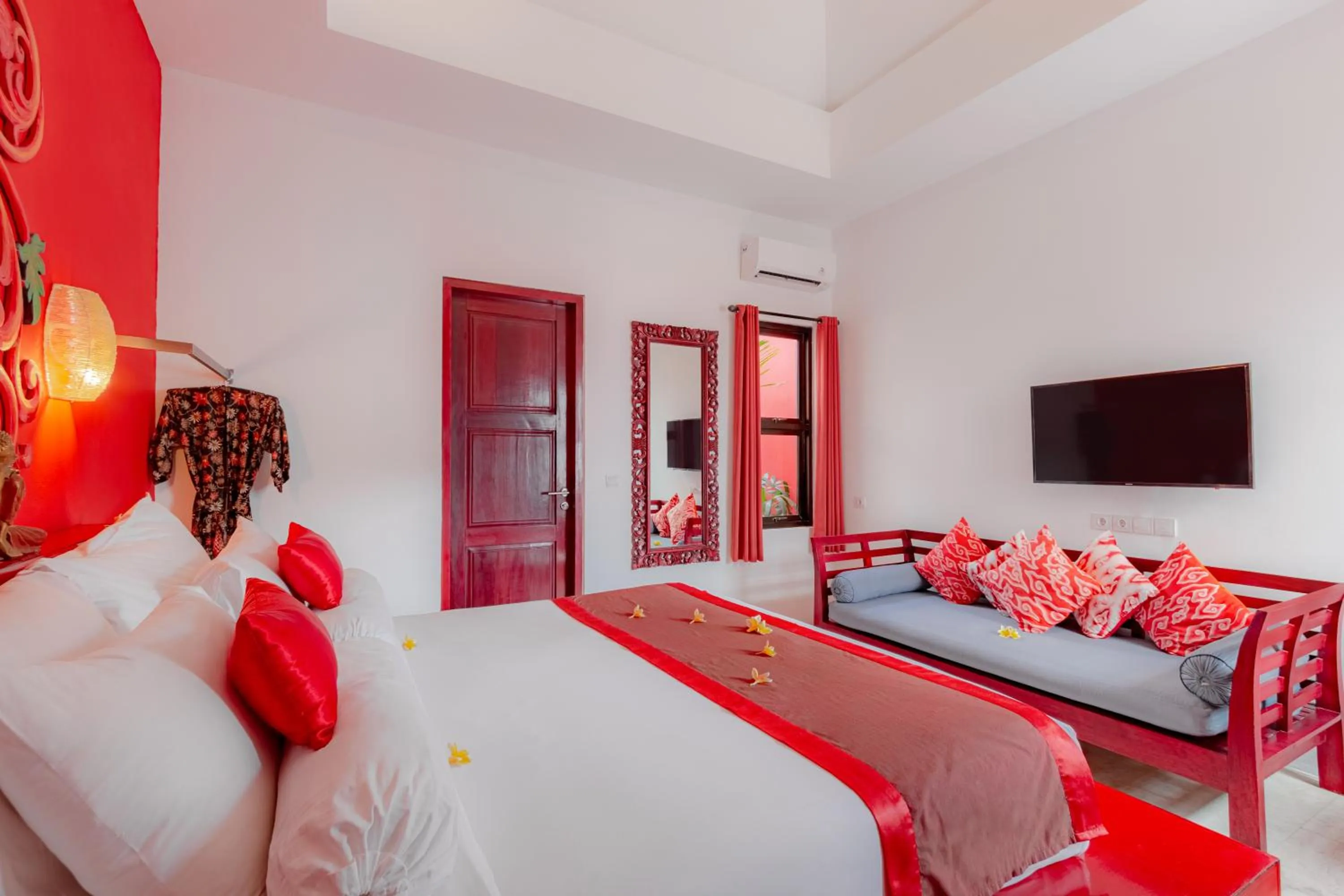 Bed in Bali Ginger Suites & Villa