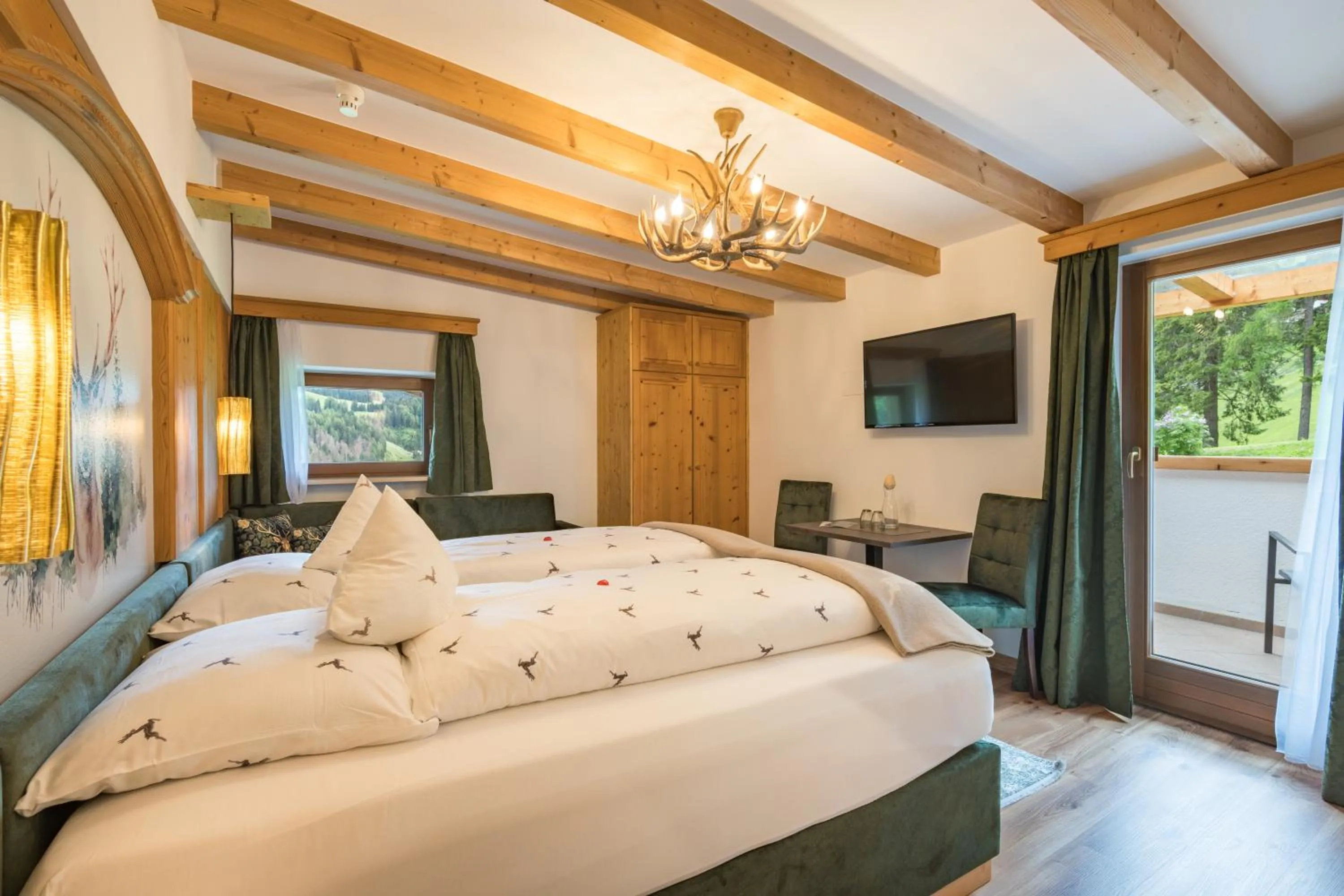 Bed in Hotel Jägerheim 3S