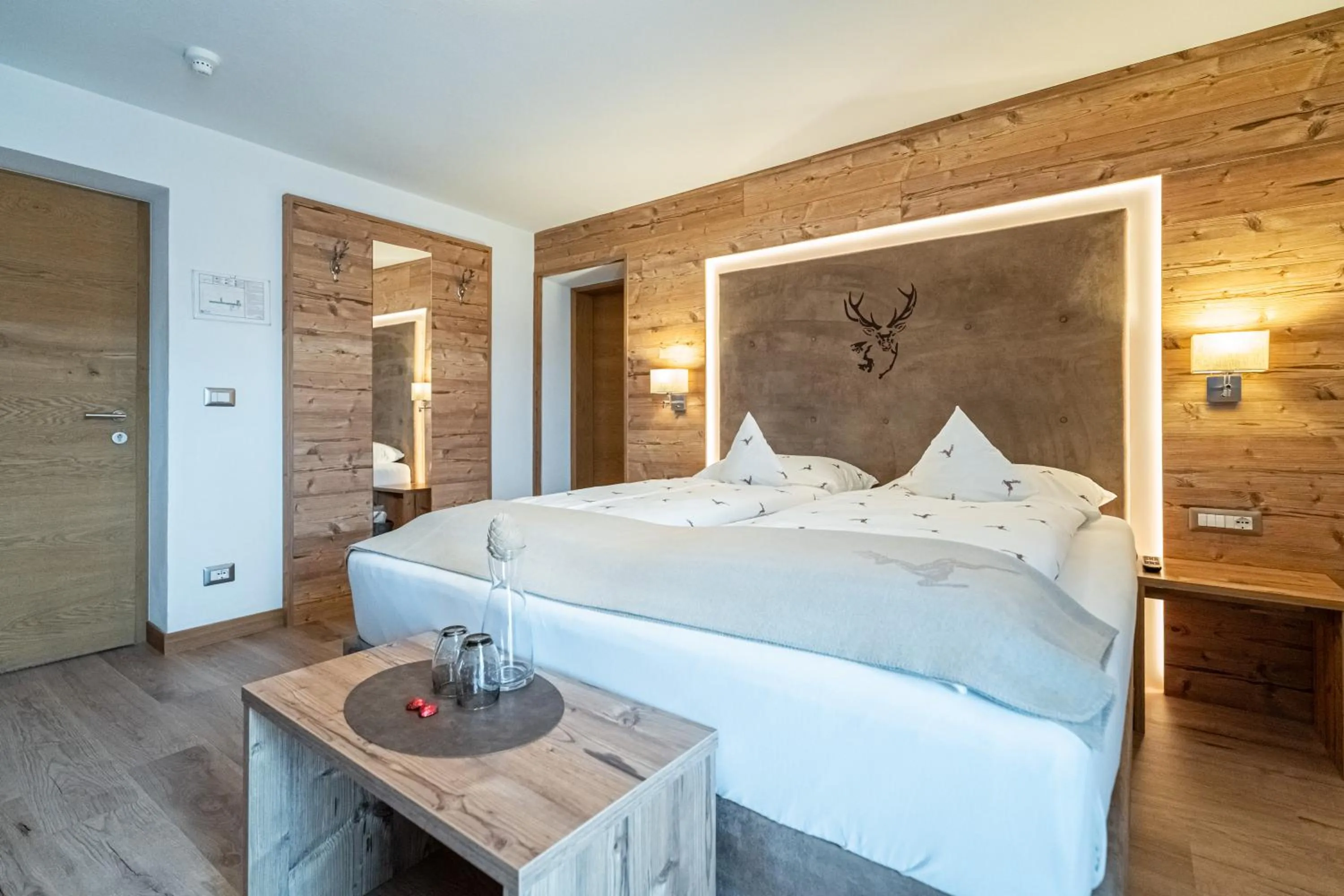 Bedroom, Bed in Hotel Jägerheim 3S