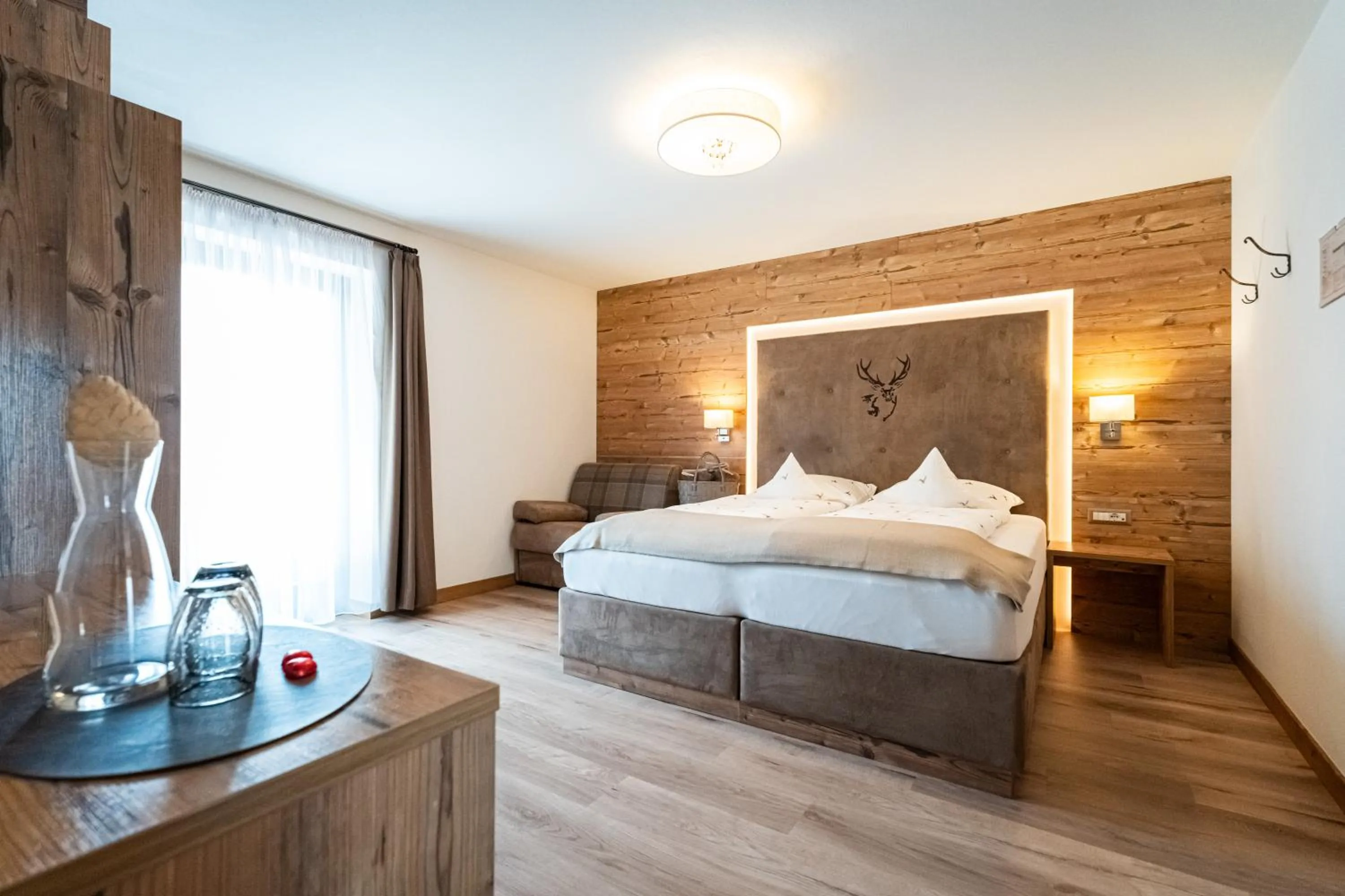 Bedroom, Bed in Hotel Jägerheim 3S