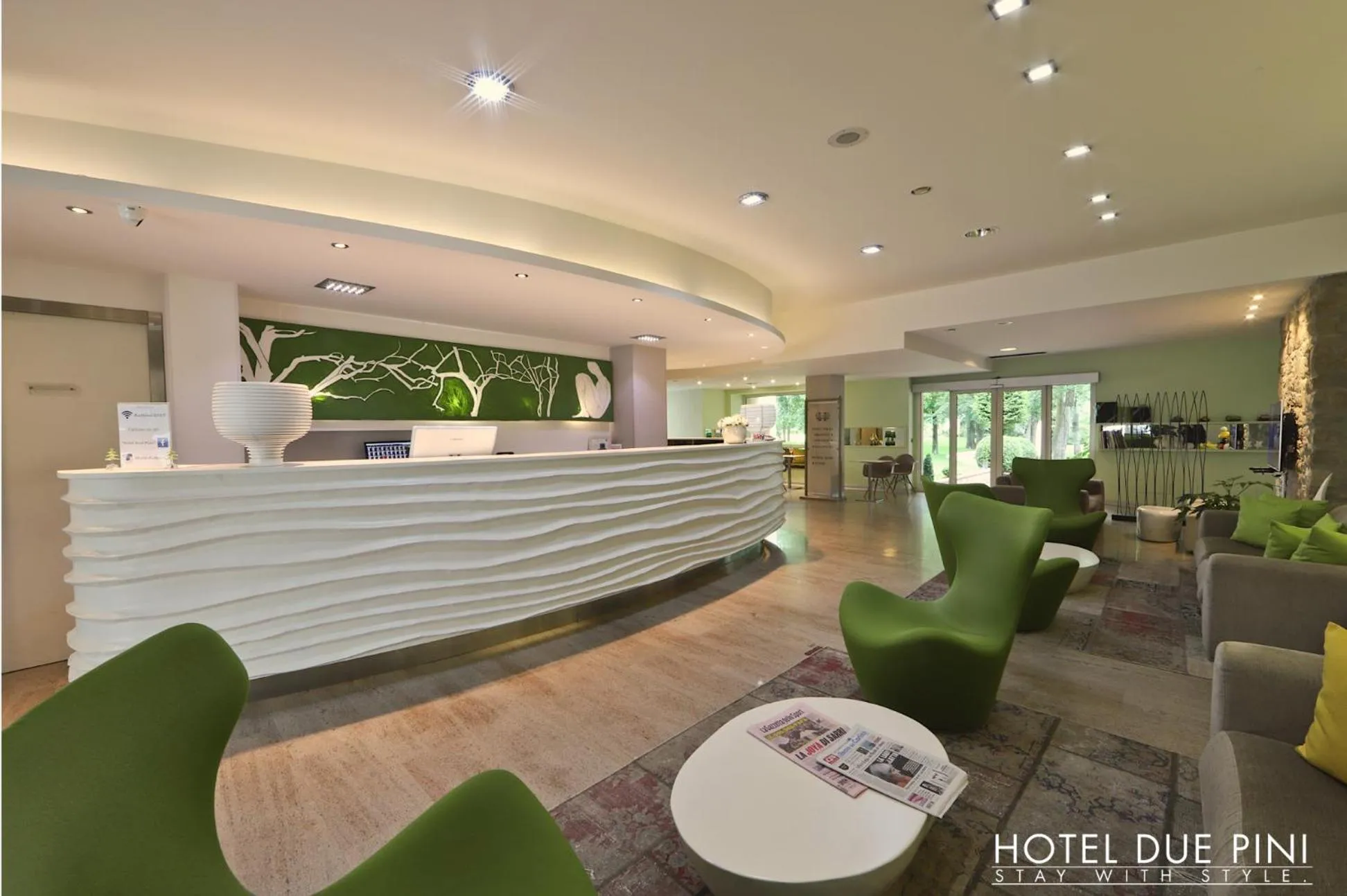Lobby or reception in Hotel Due Pini