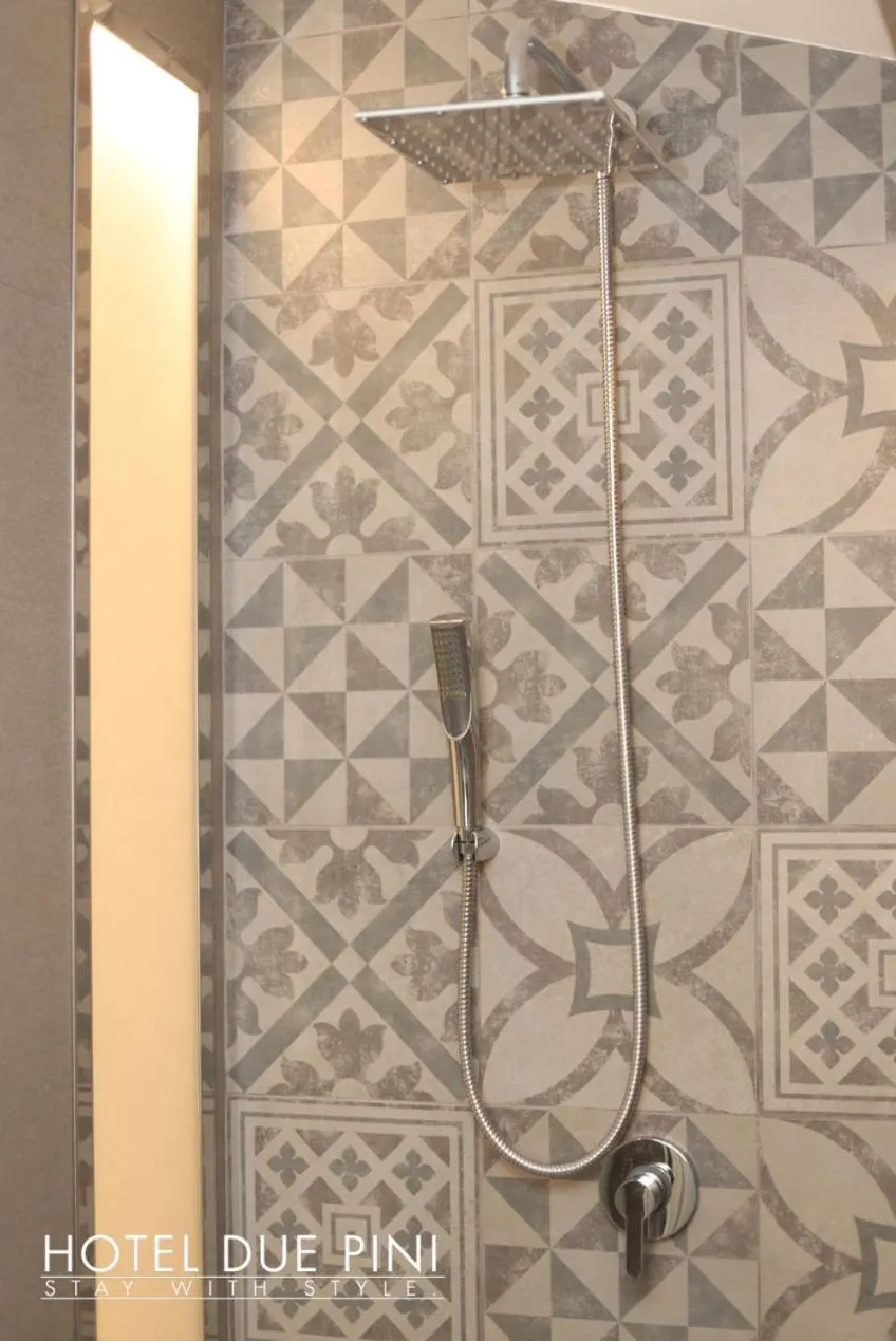 Shower in Hotel Due Pini