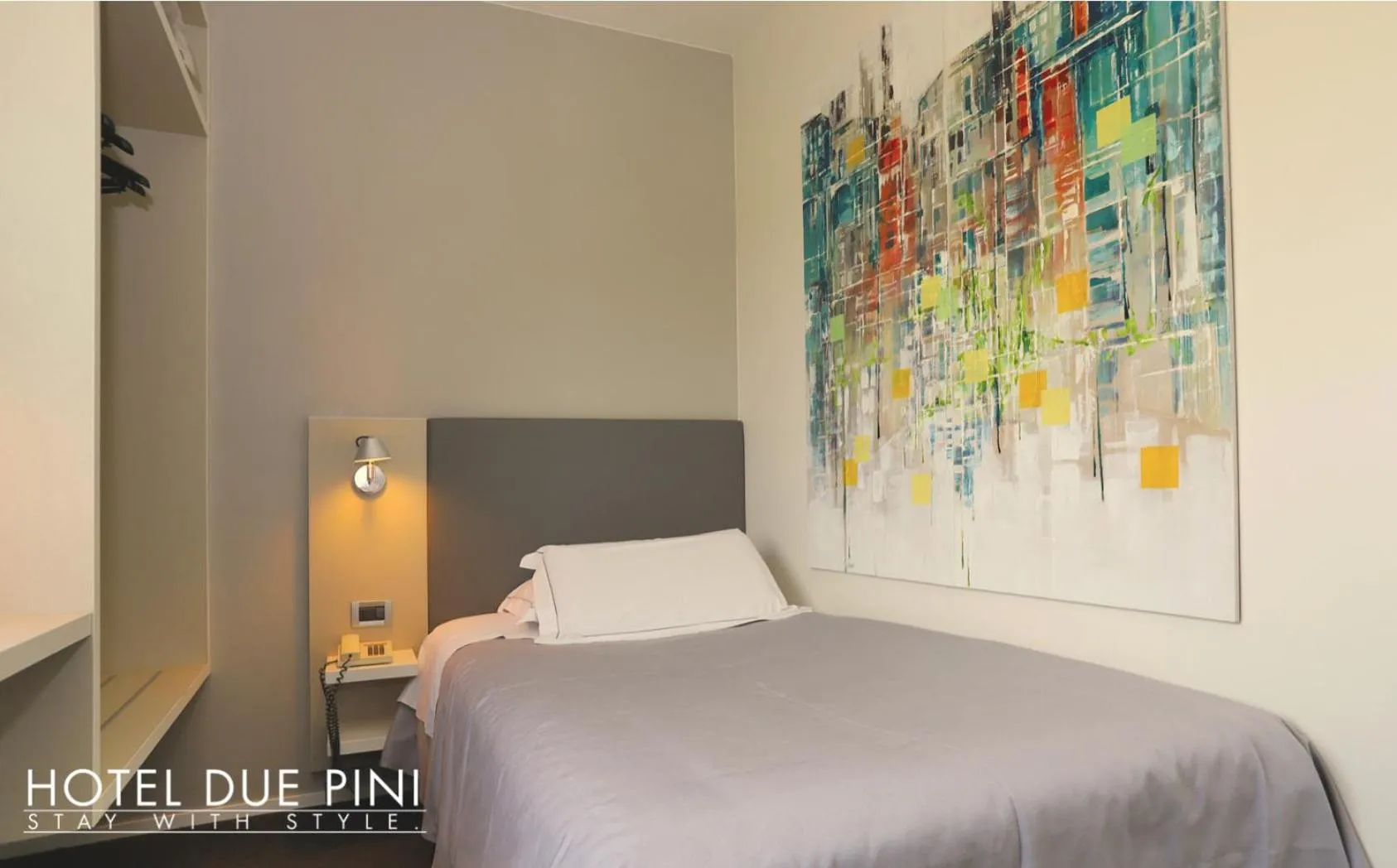 Bed in Hotel Due Pini