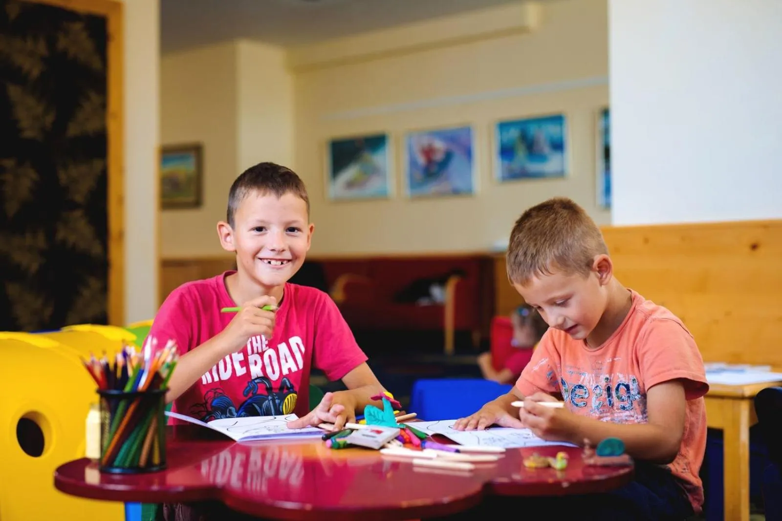 Family in Hotel Planja