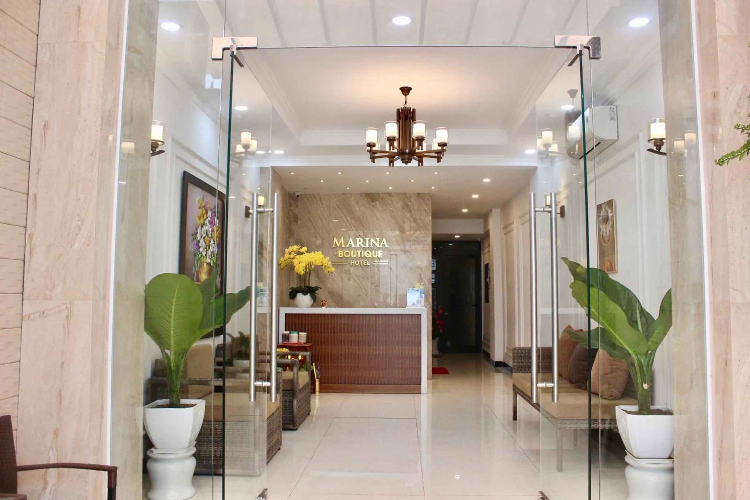 Property building, Lobby/Reception in Marina Boutique Hotel