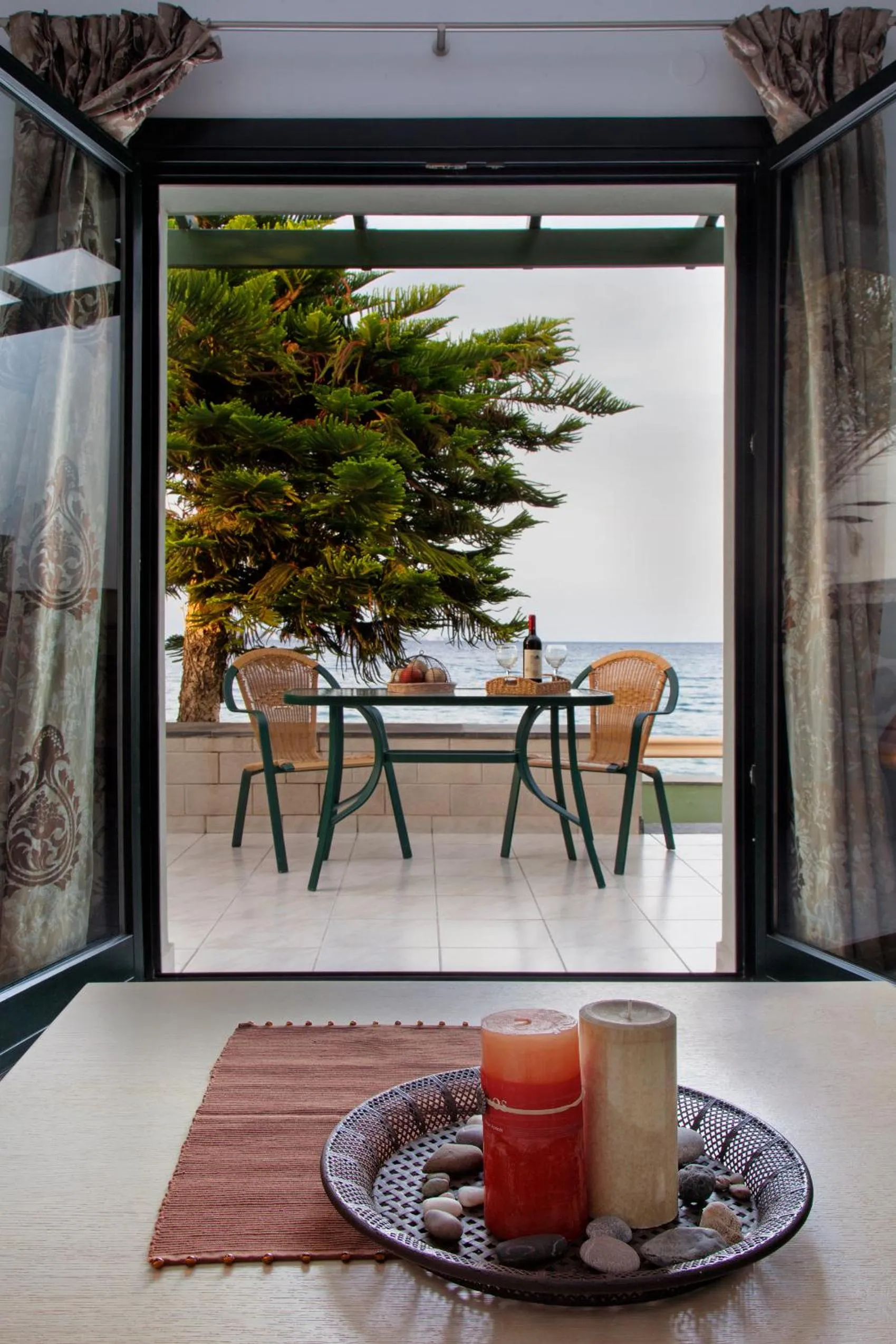 City view in Minos Apartments & Studios