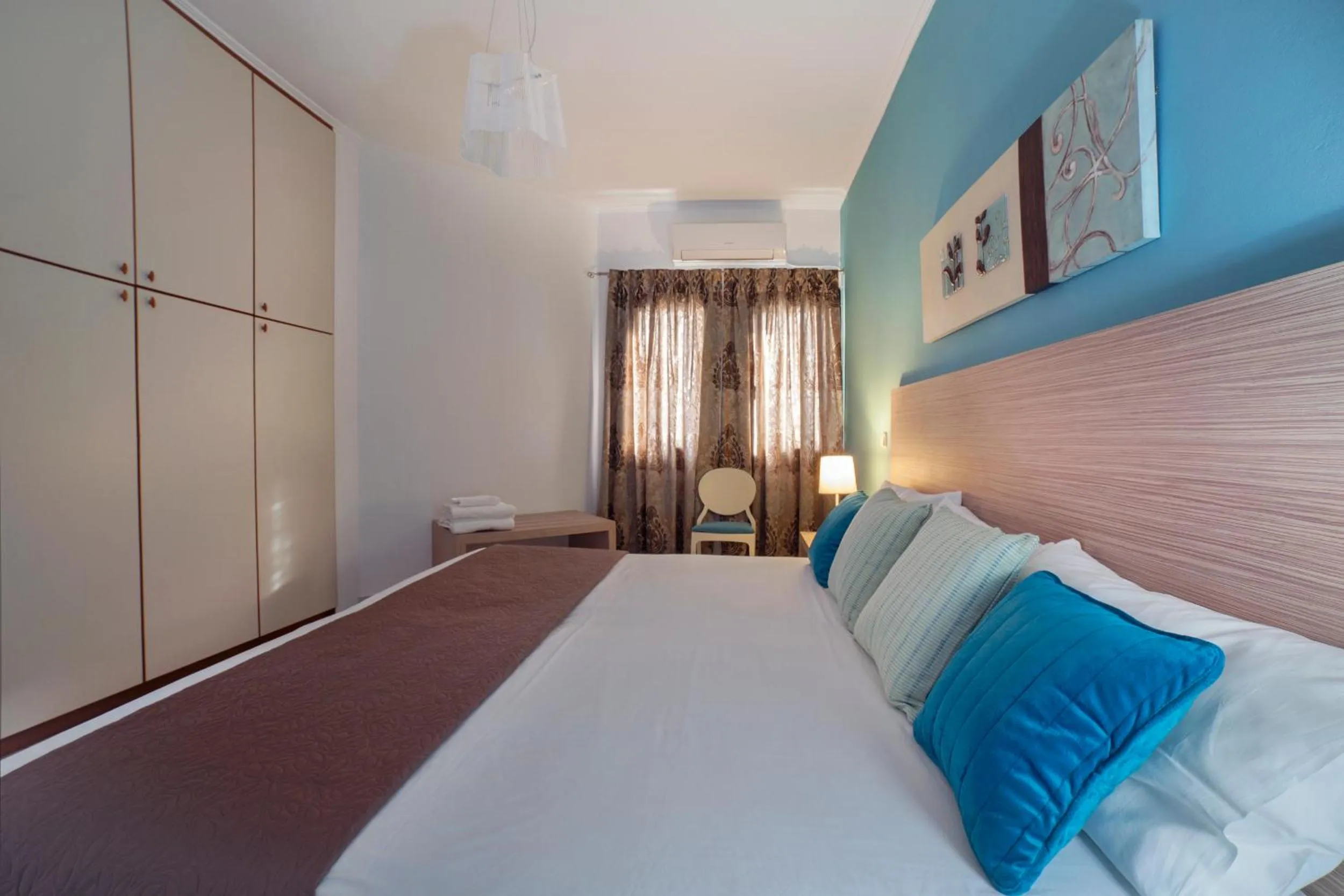 Family, Bed in Minos Apartments & Studios