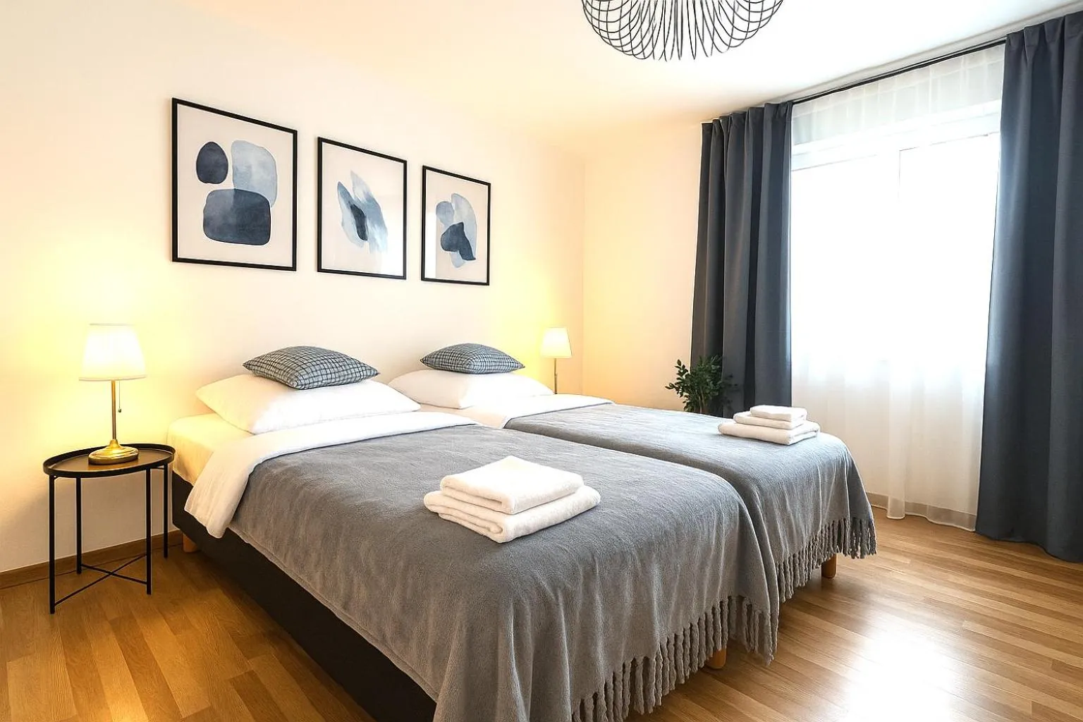 Bed in Airport Messe Hotel