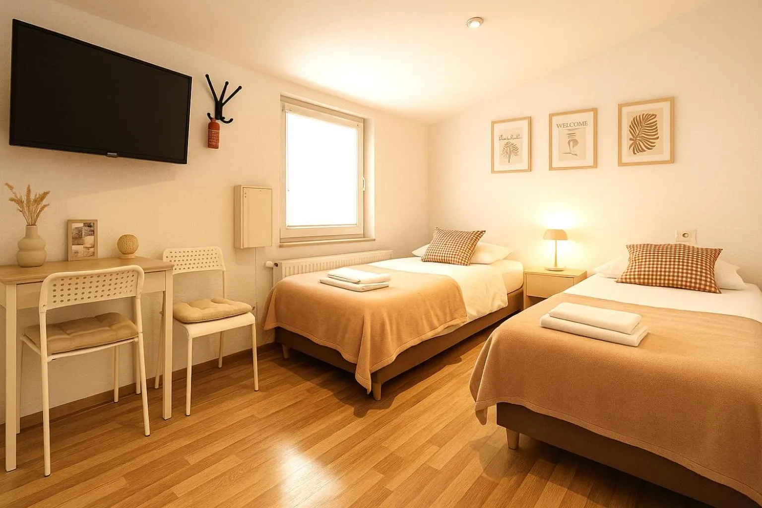 Bed in Airport Messe Hotel