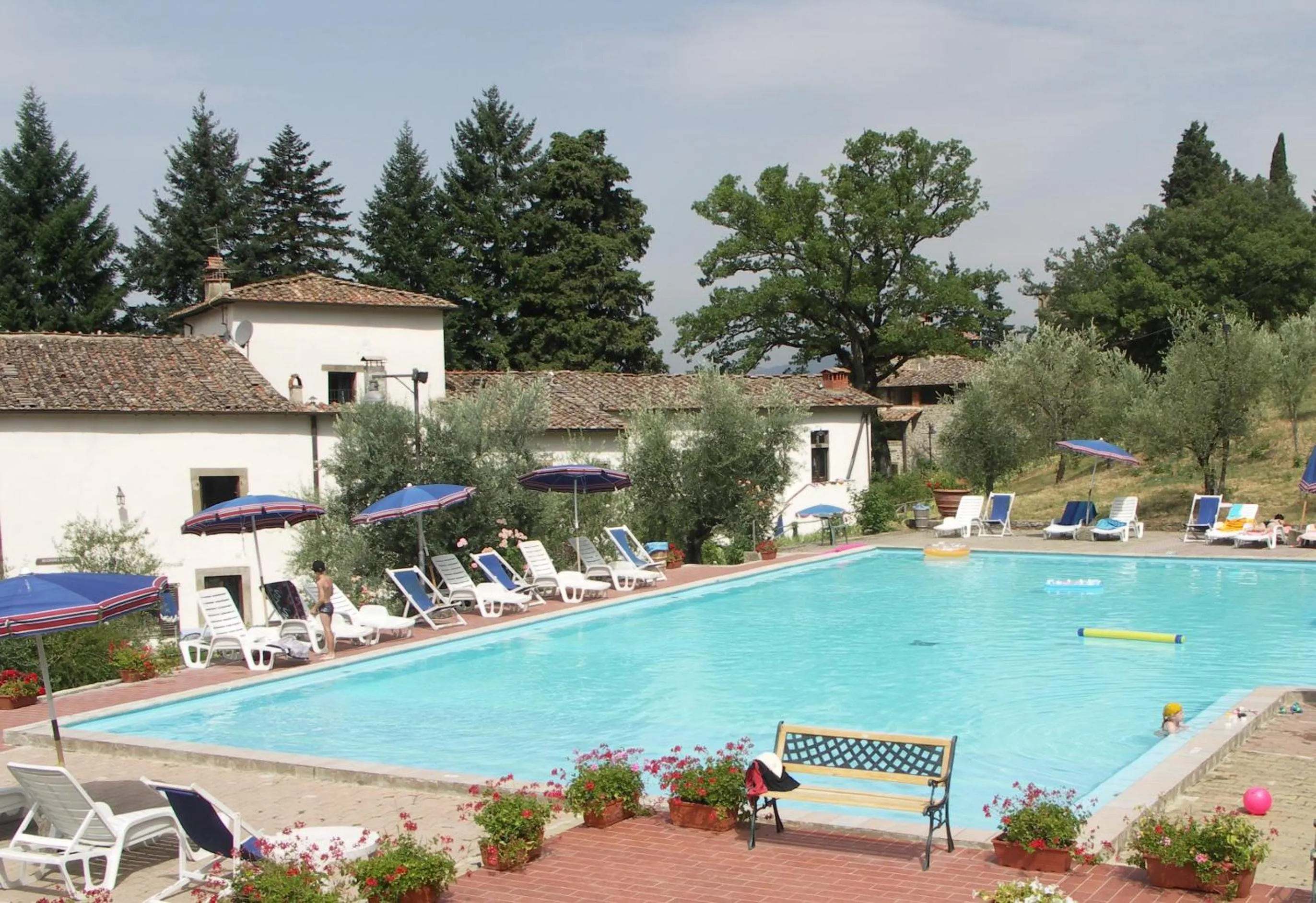Swimming pool in Villa Grassina