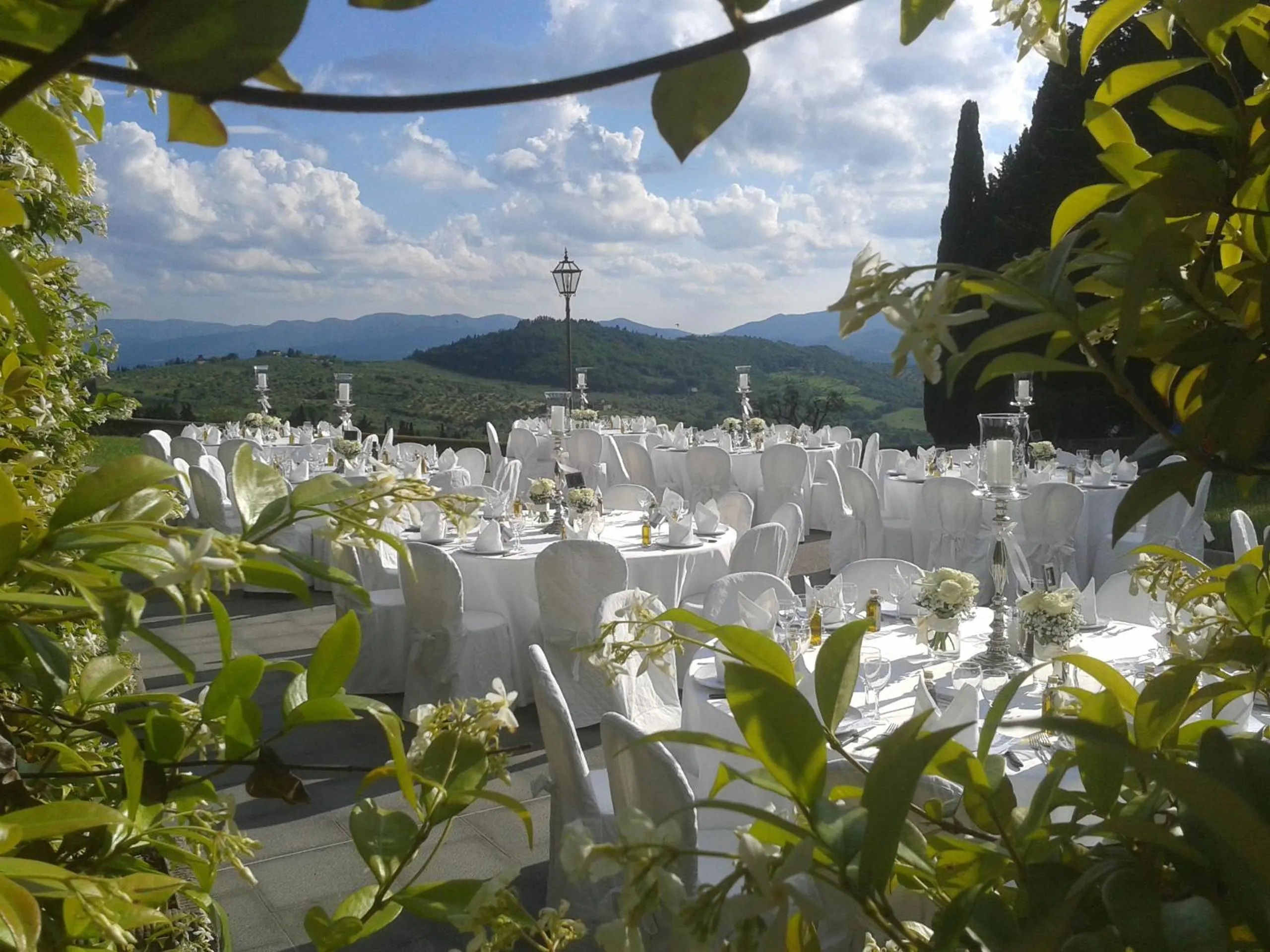 Natural landscape in Villa Grassina