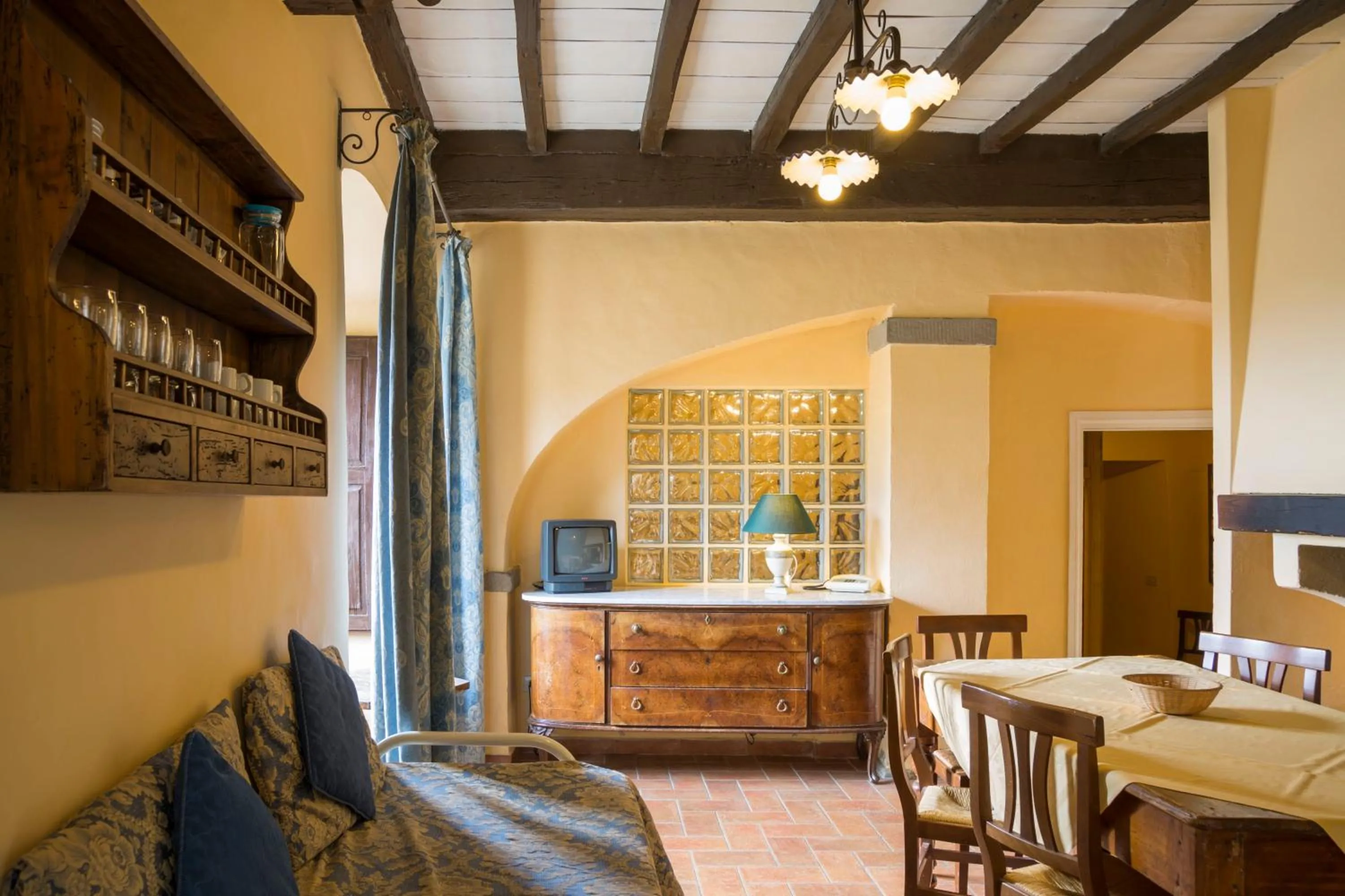 Living room in Villa Grassina