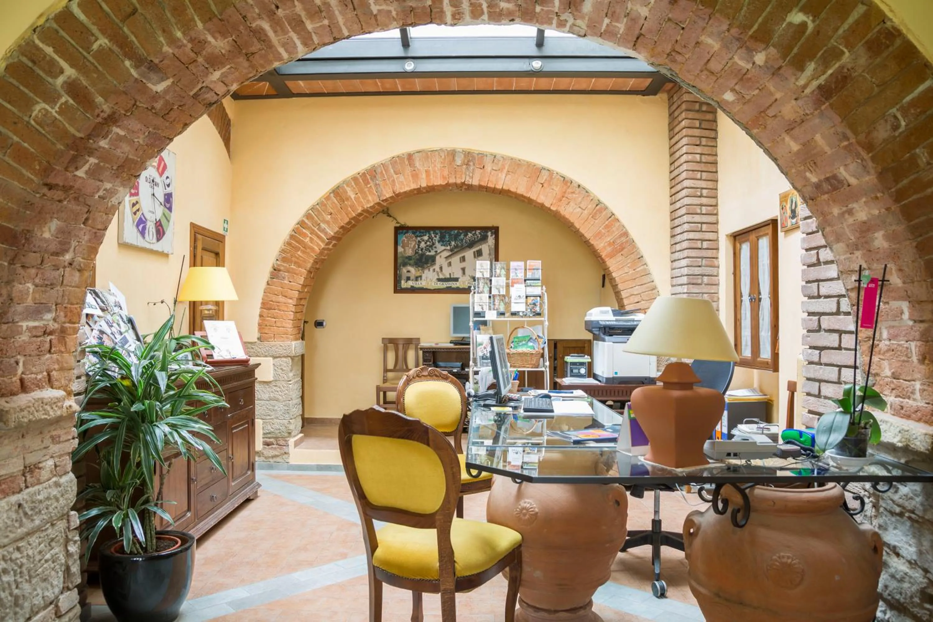 Lobby or reception in Villa Grassina