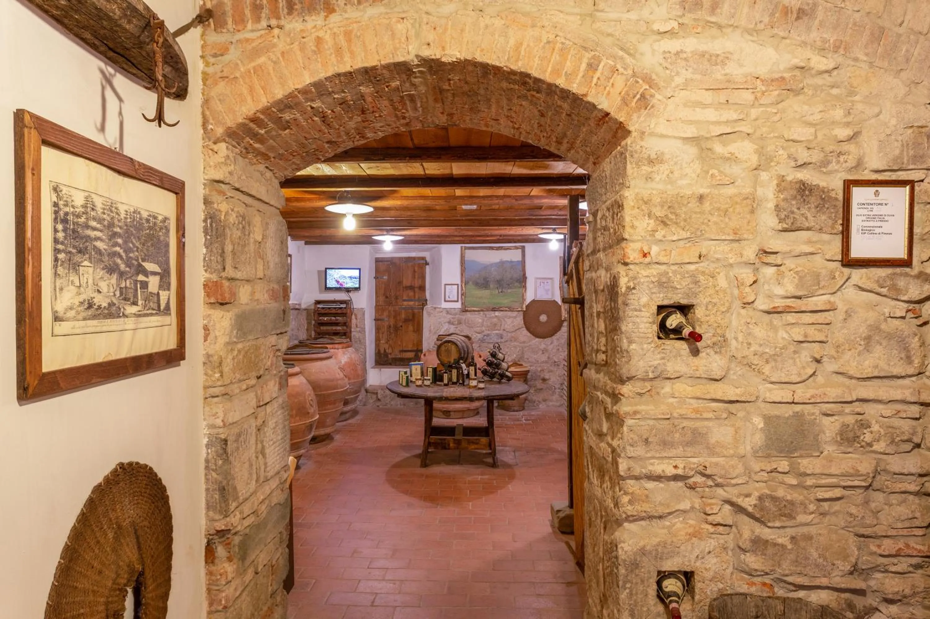 Dining area in Villa Grassina
