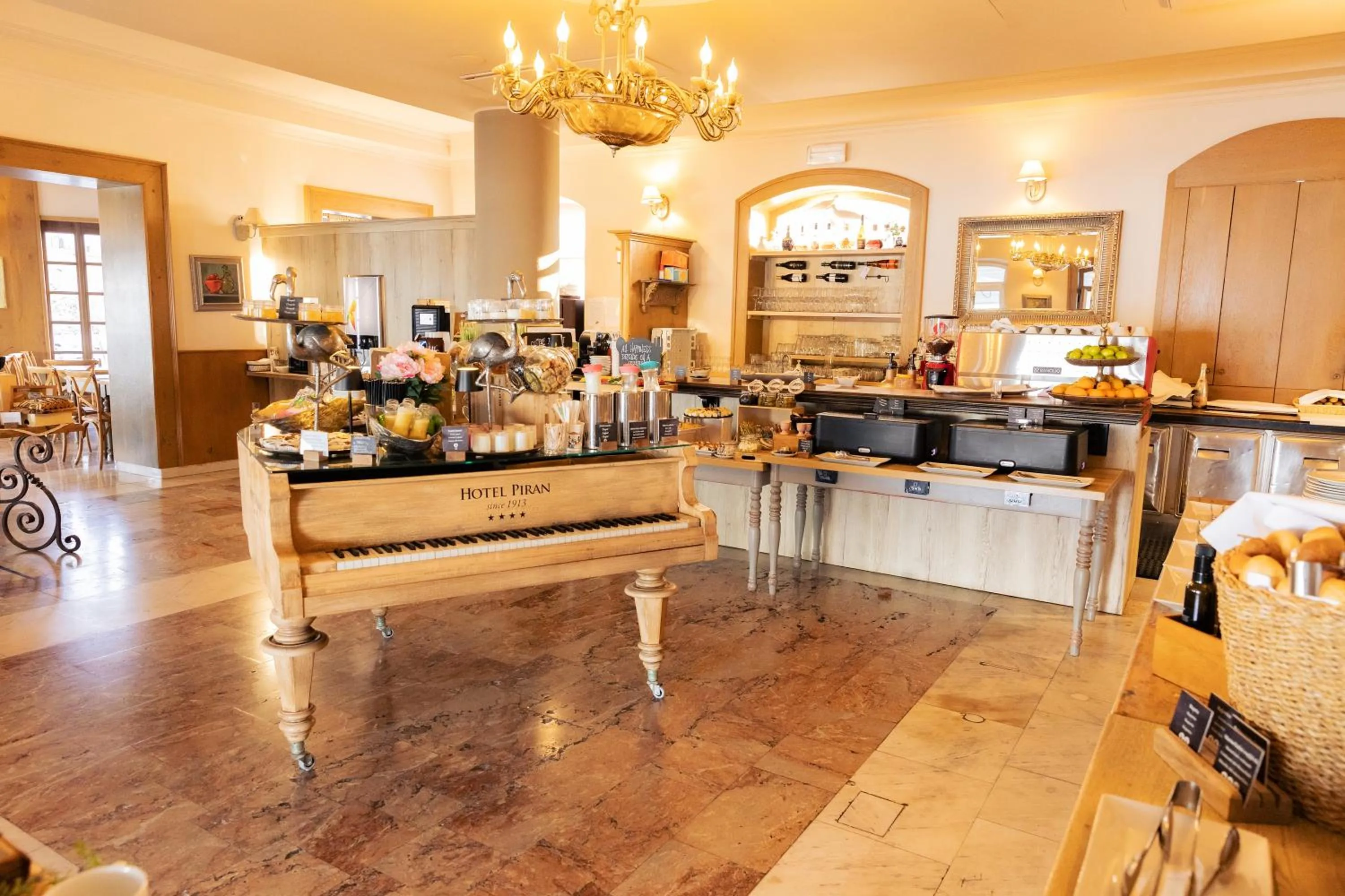 Buffet breakfast in Hotel Piran