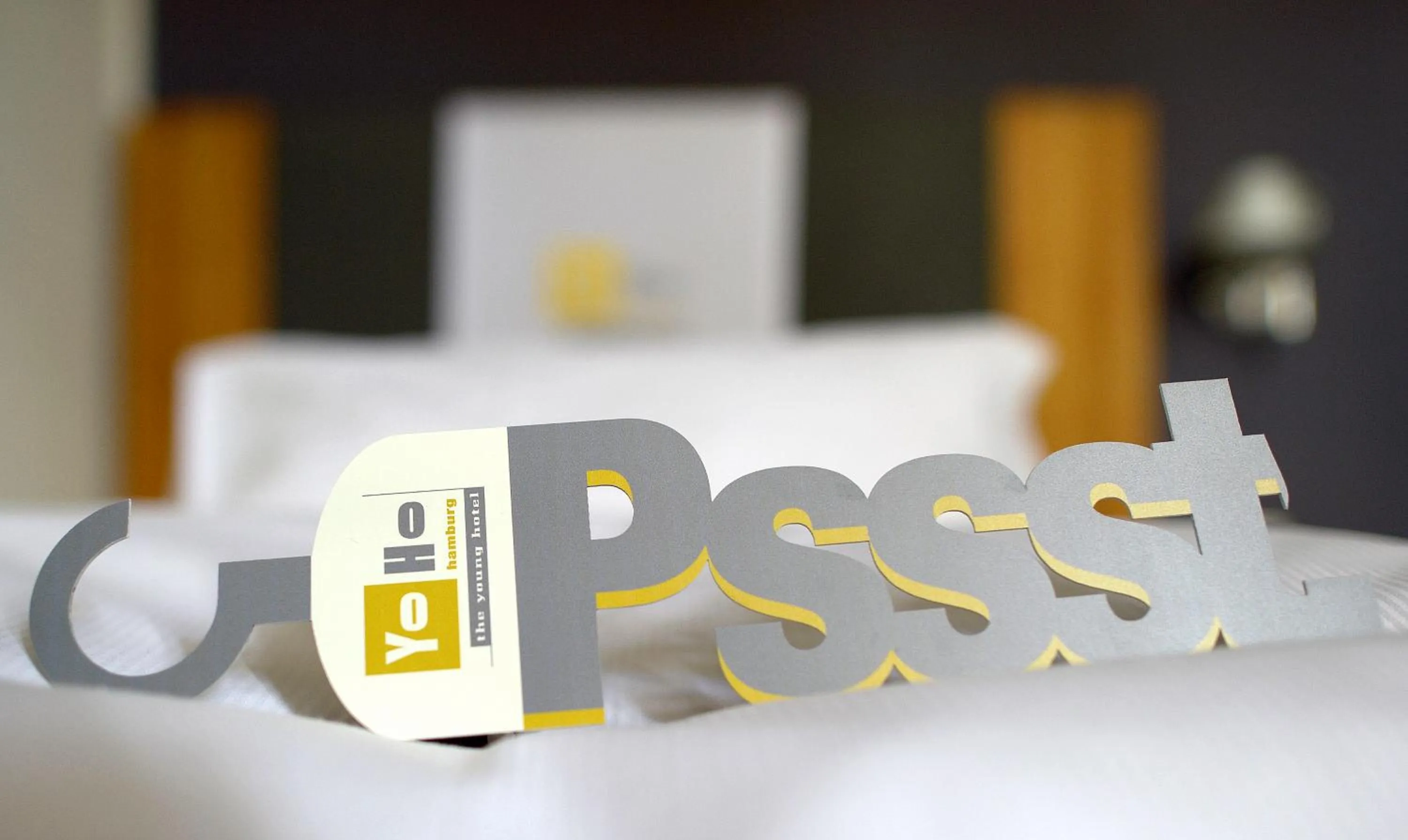 Logo/Certificate/Sign, Bed in YoHo - The Young Hotel