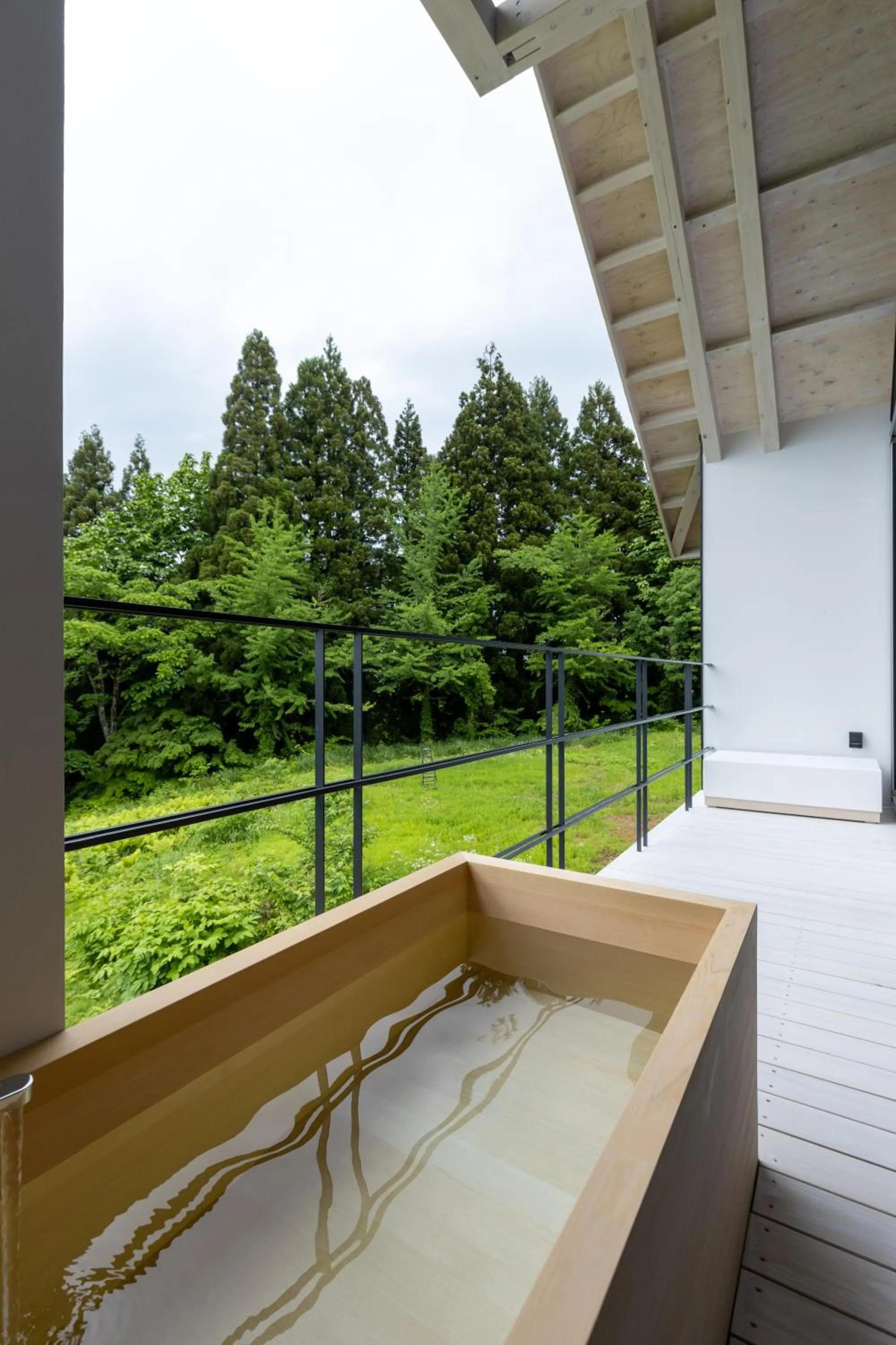 Garden view in Auberge 醸す森 "kamosu mori"