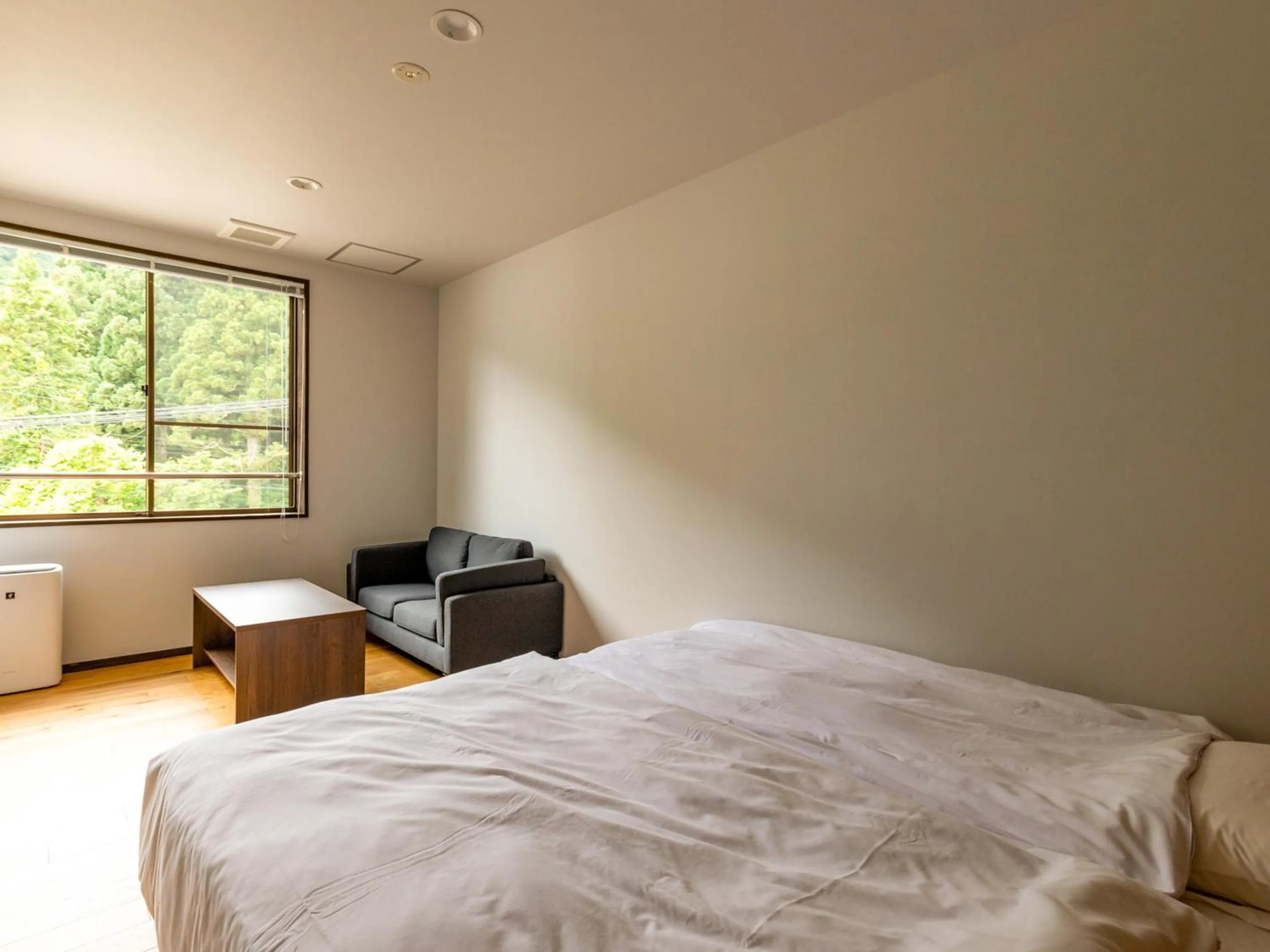Photo of the whole room, Bed in Auberge 醸す森 "kamosu mori"