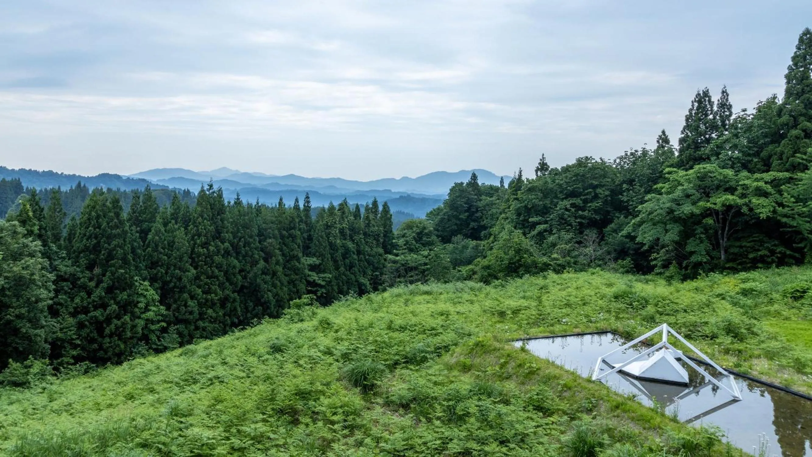 Natural landscape in Auberge 醸す森 "kamosu mori"