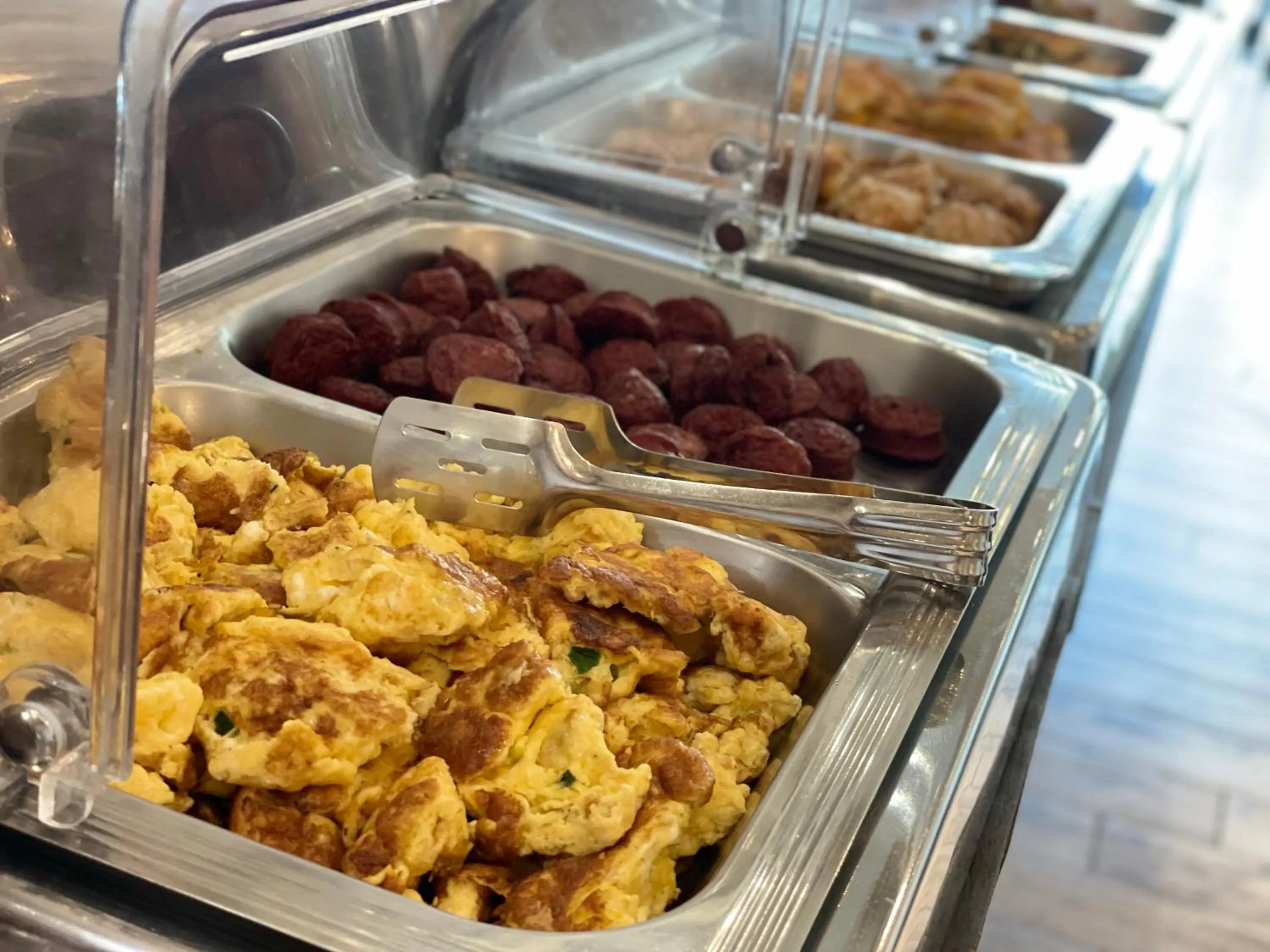 Buffet breakfast in Porto Del Sol Hotel