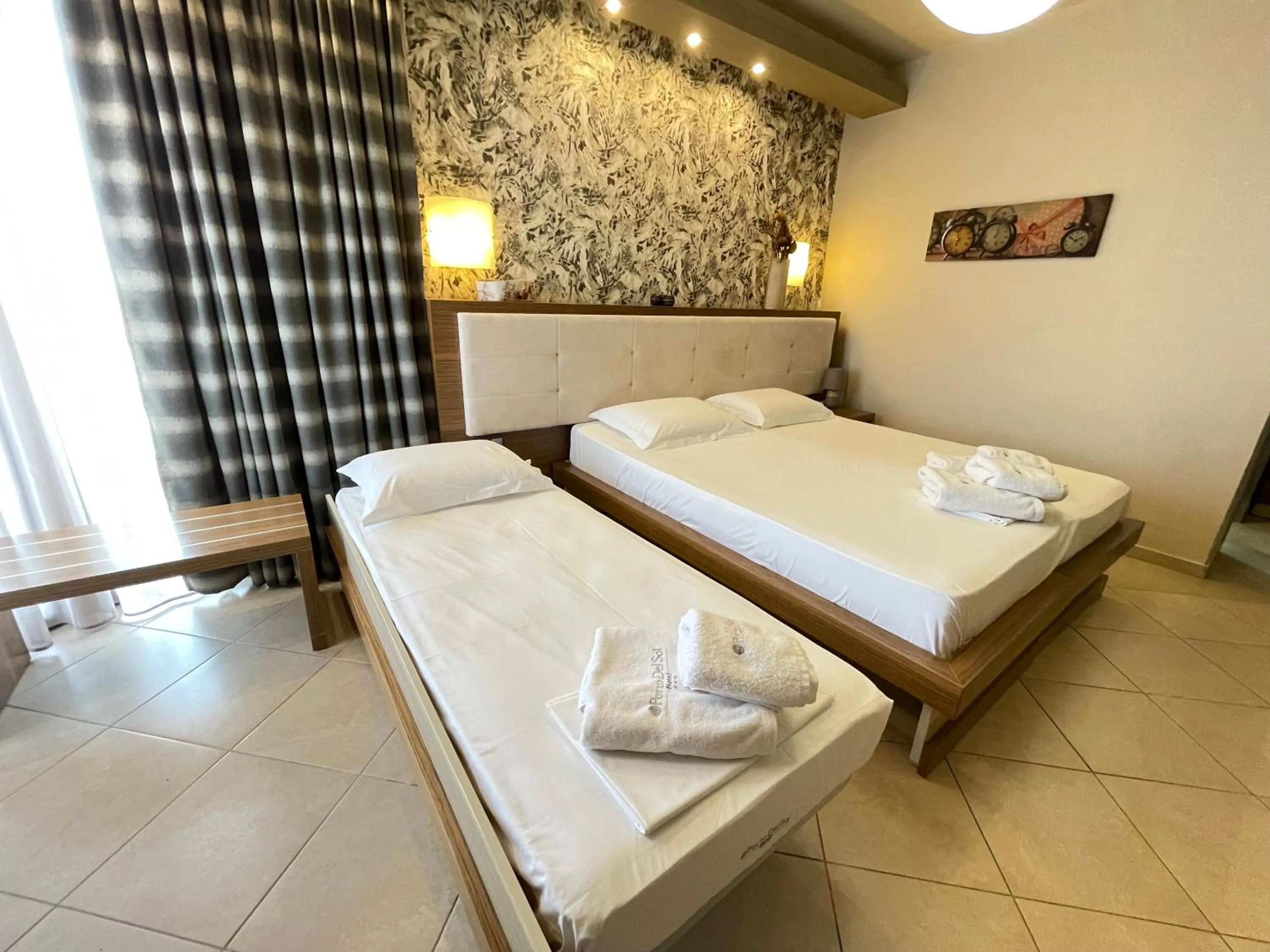 Bed in Porto Del Sol Hotel