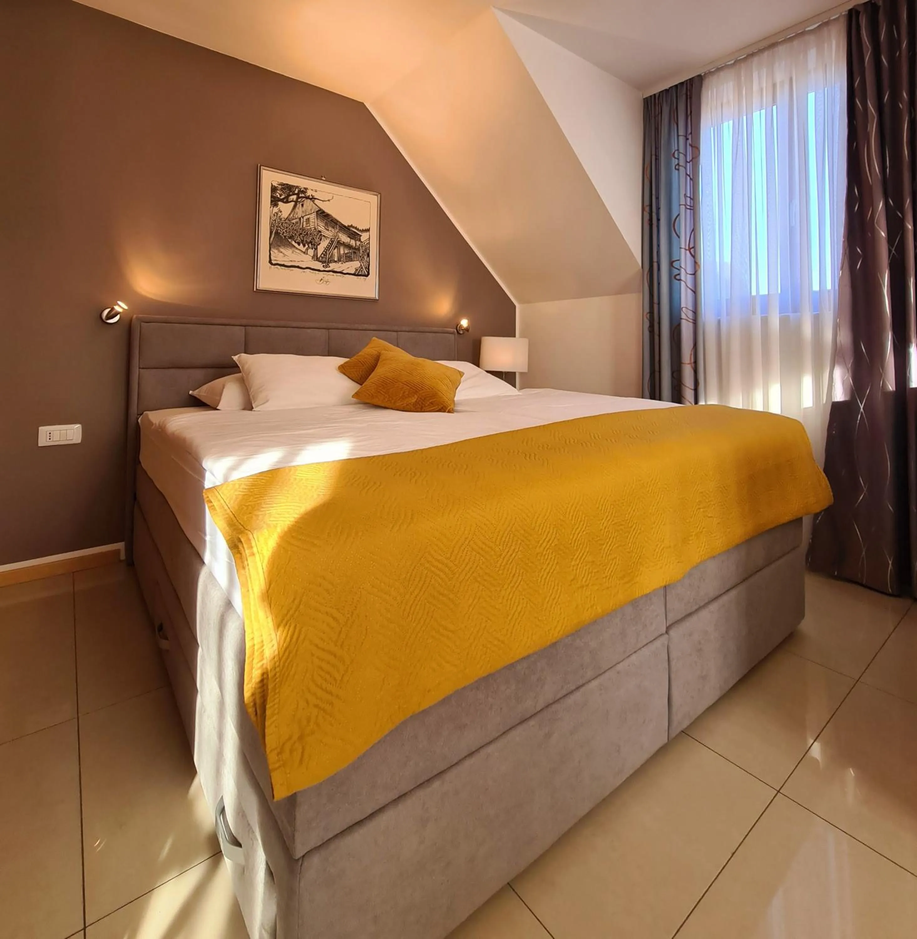 Bed in Aparthotel Gaja