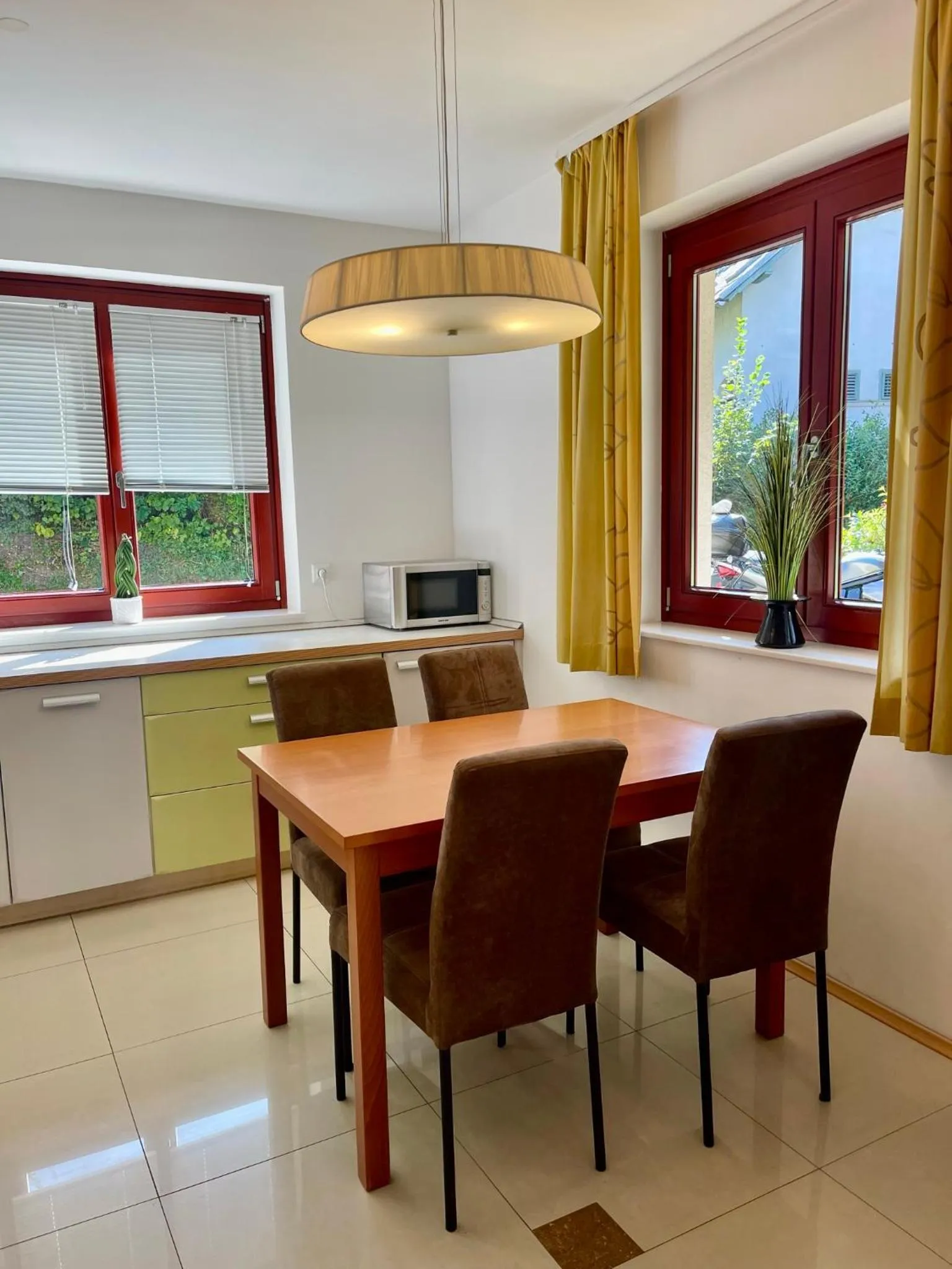 Kitchen or kitchenette in Aparthotel Gaja