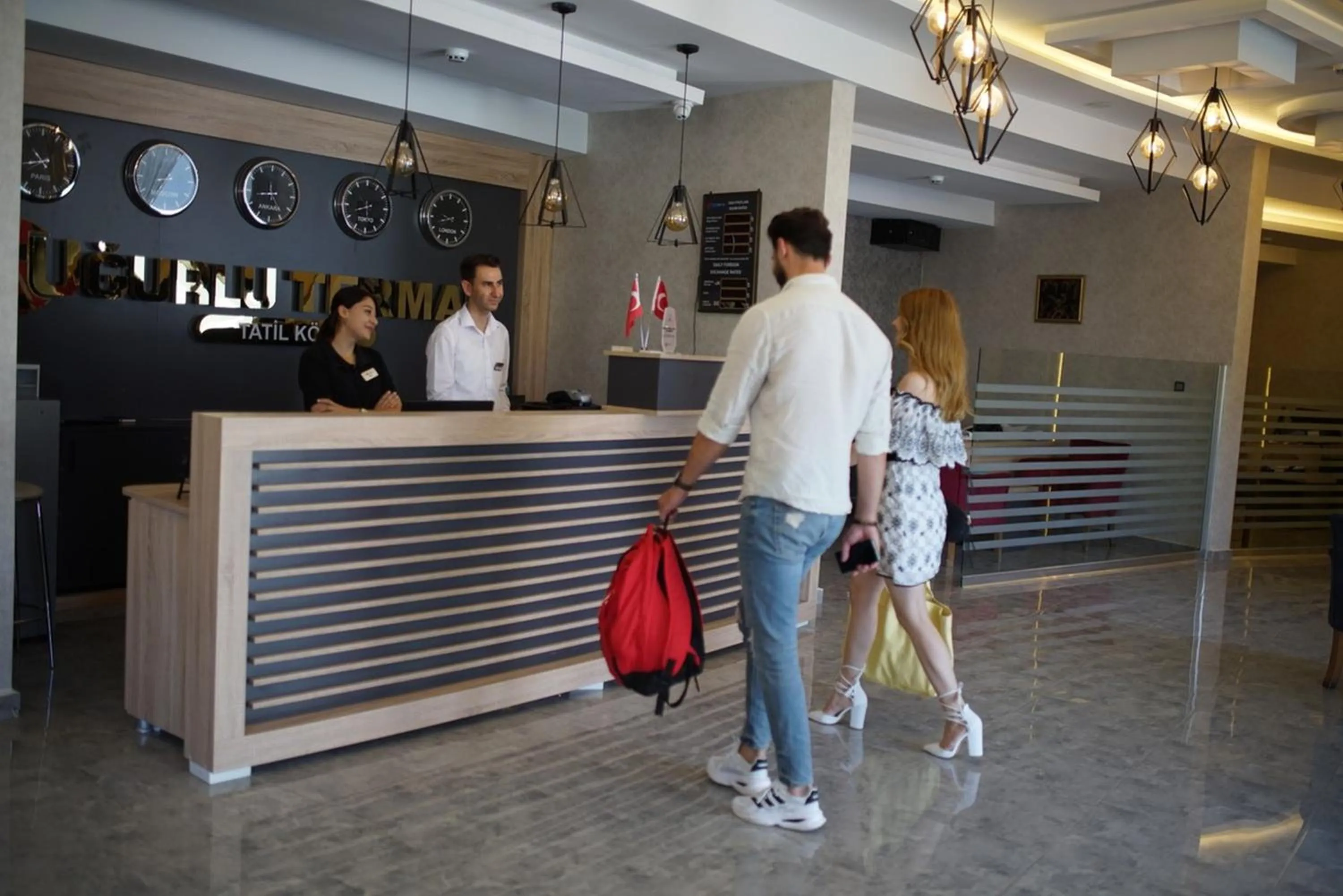 group of guests in Ugurlu Termal Tatil Köyü