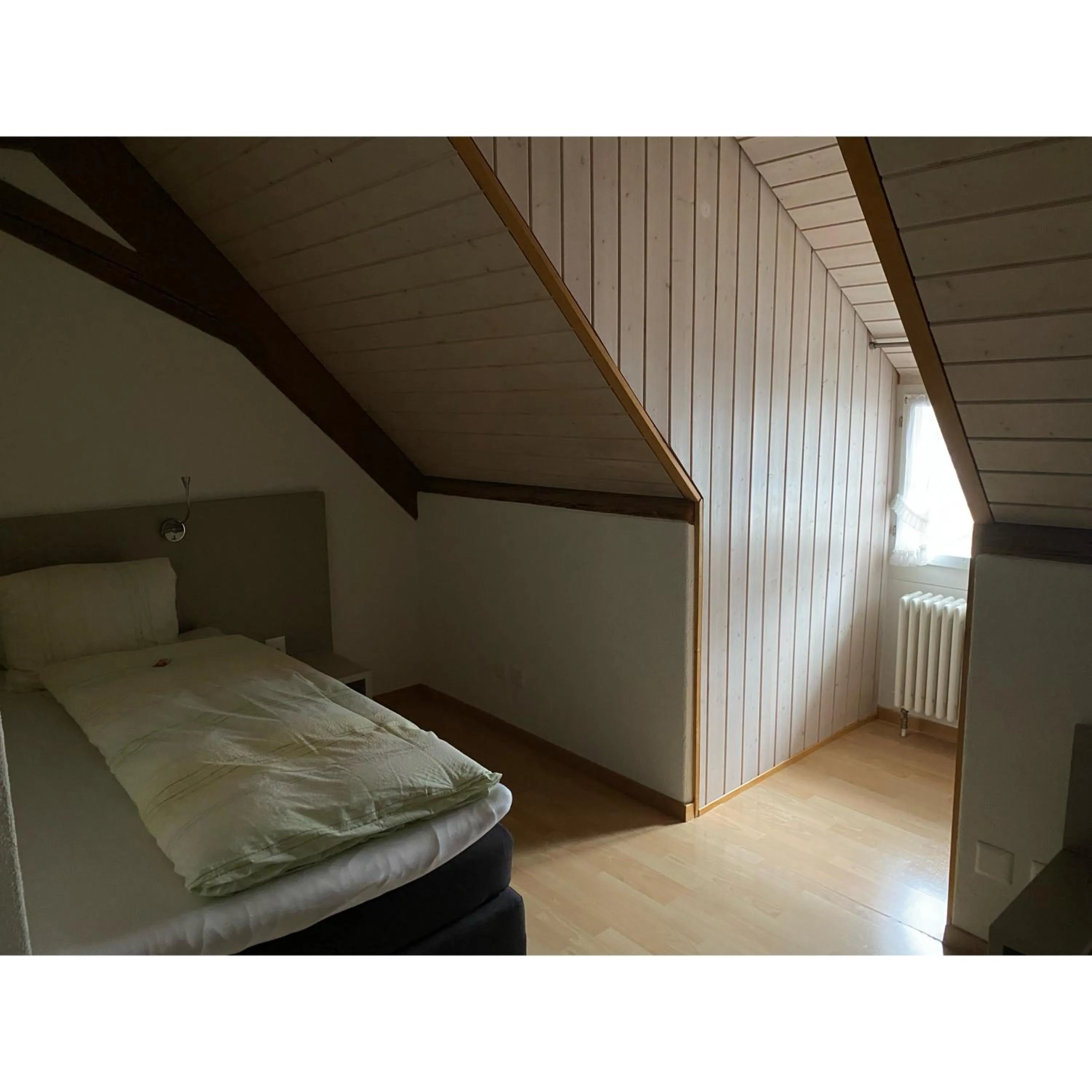 Photo of the whole room, Bed in Hotel Gasthaus Hirschen