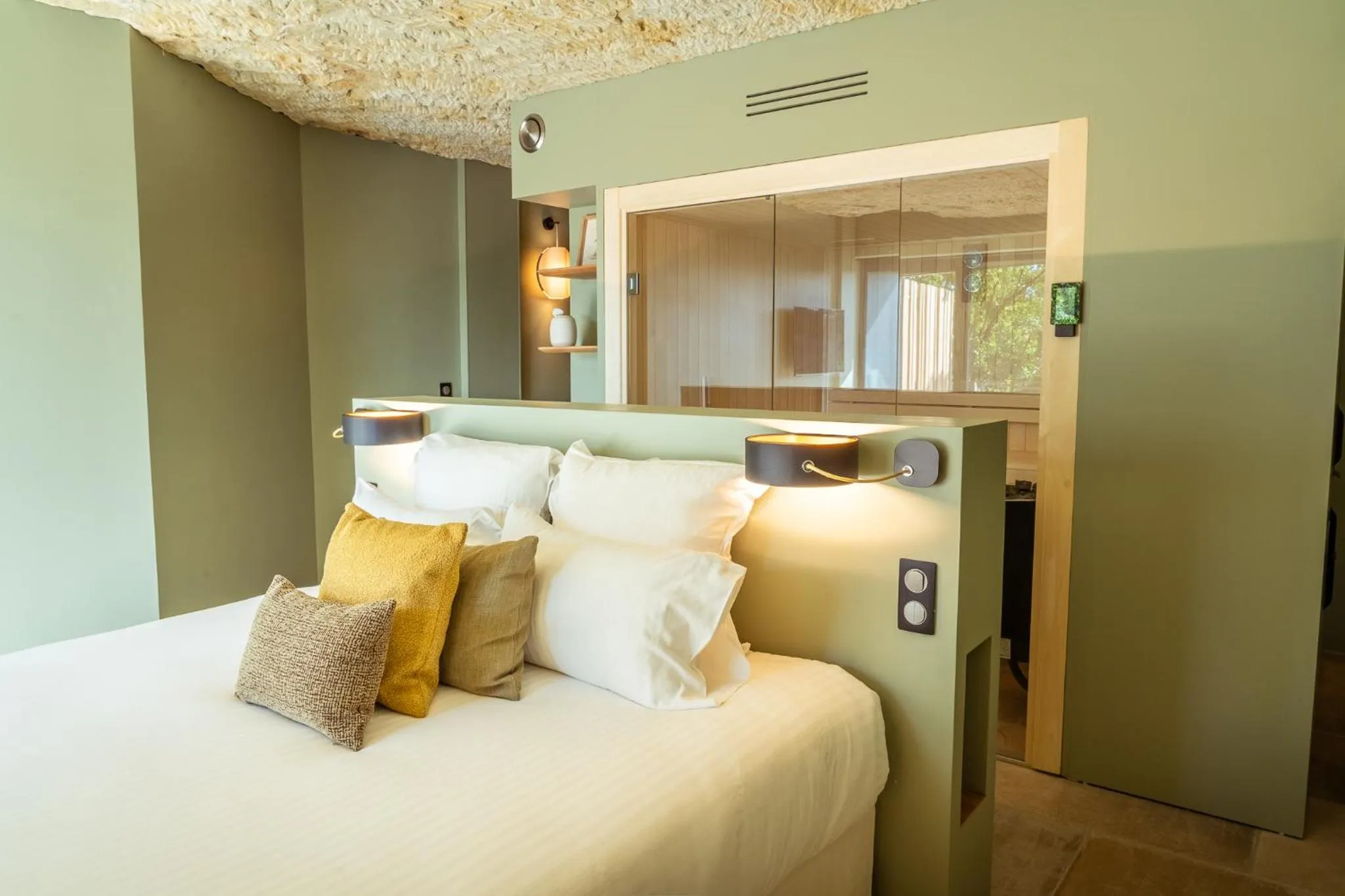 Sauna in Château de Perreux, The Originals Collection