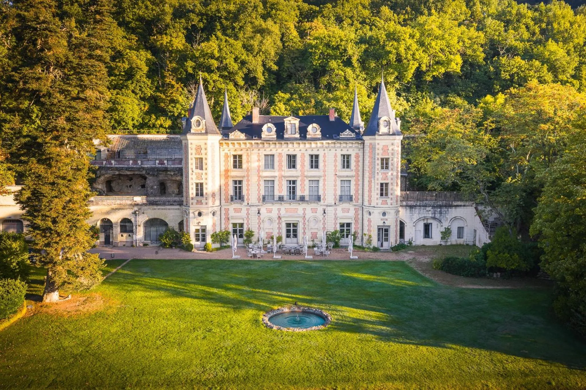 Property building in Château de Perreux, The Originals Collection