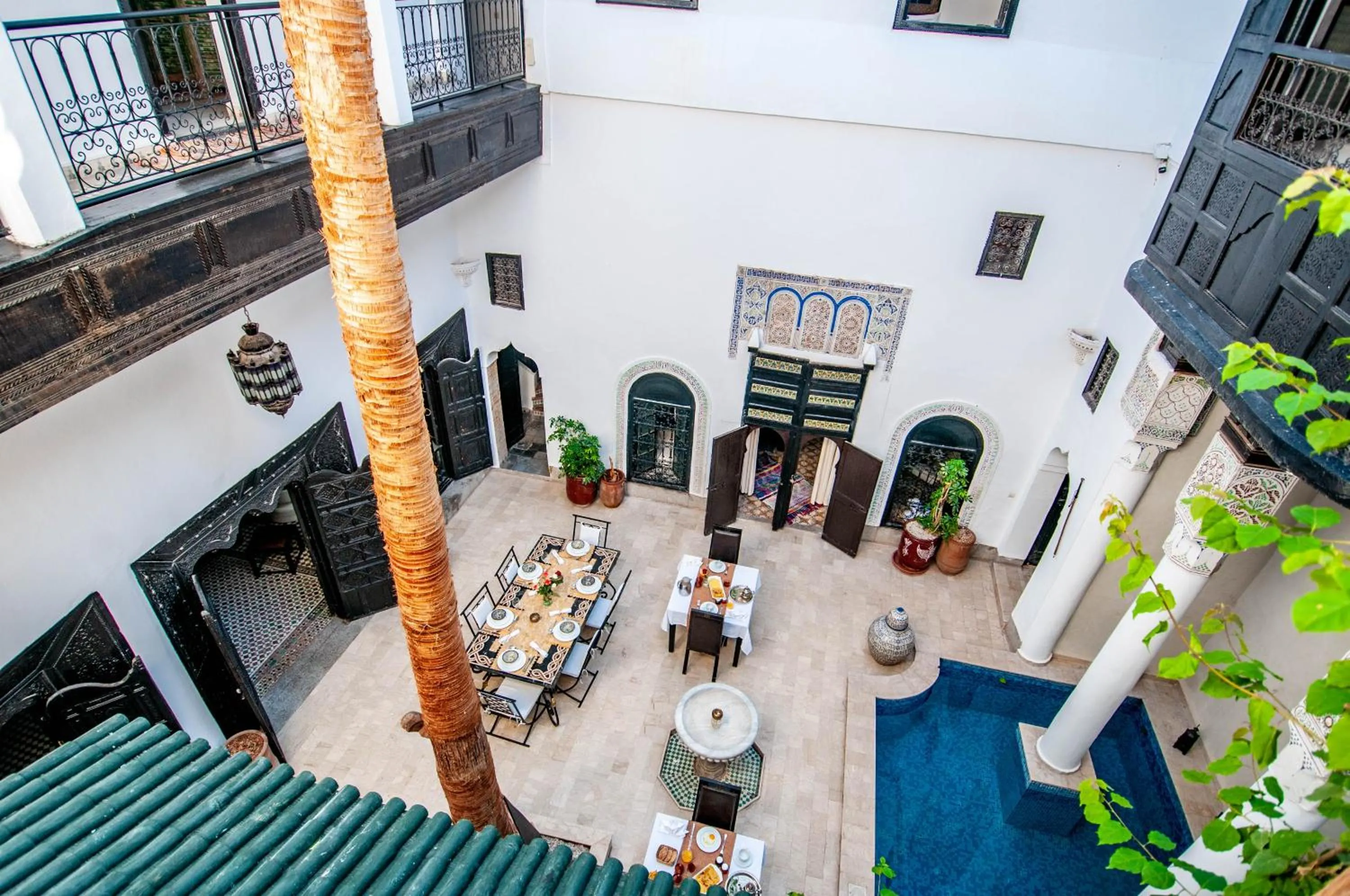 Patio in Riad Makila