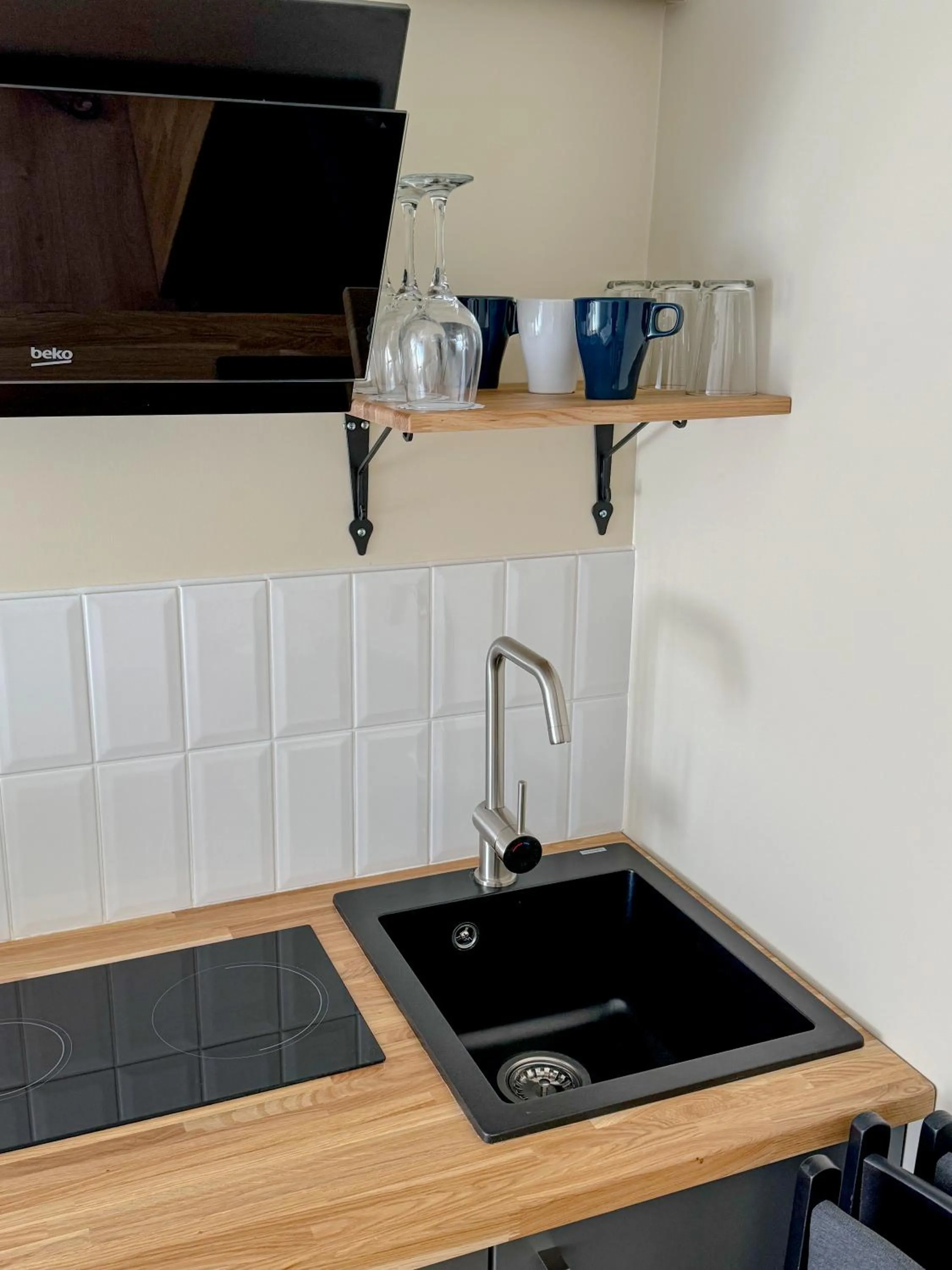 Kitchen or kitchenette in Veldzes Nams