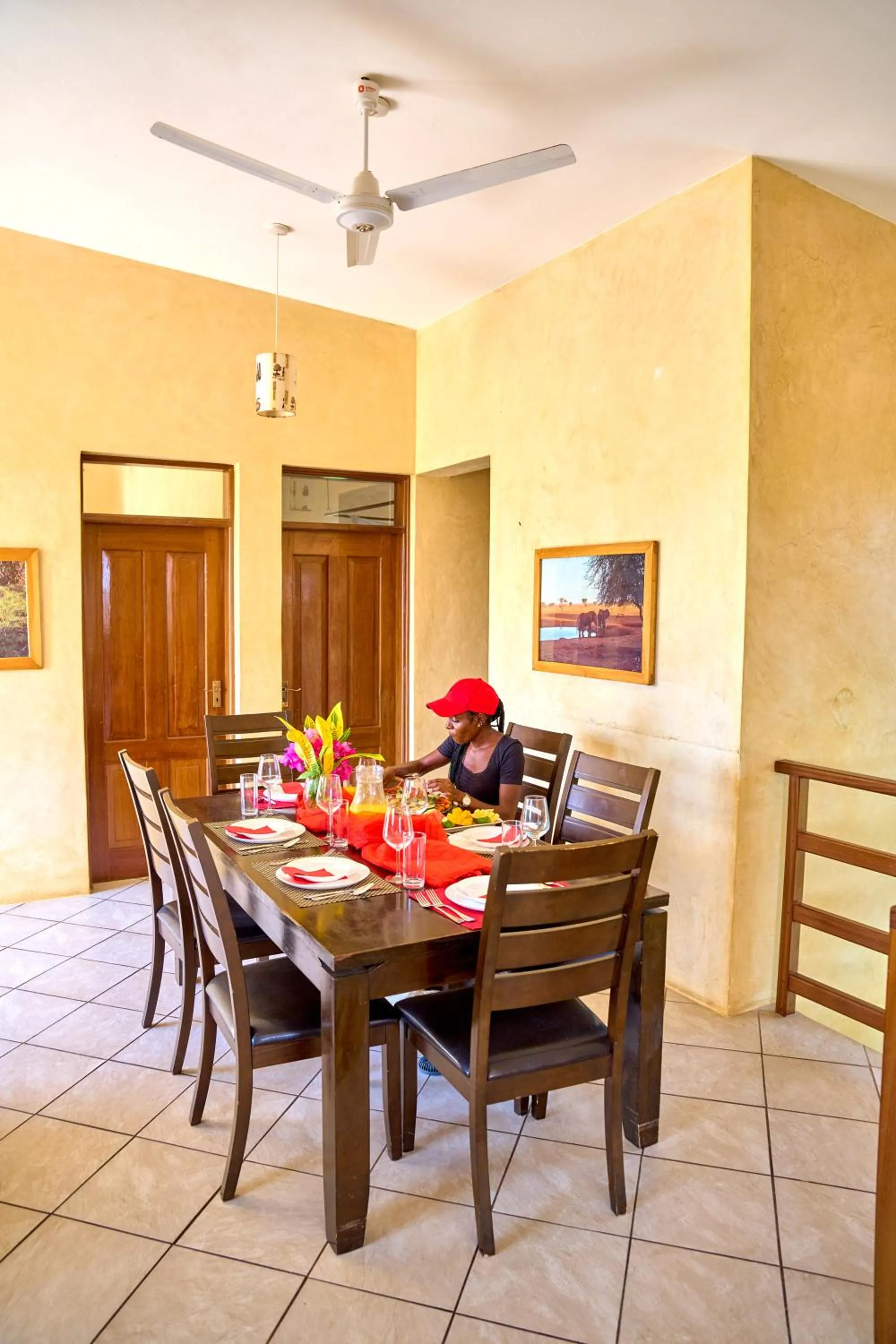 Seating area in Flametree Beach Homes
