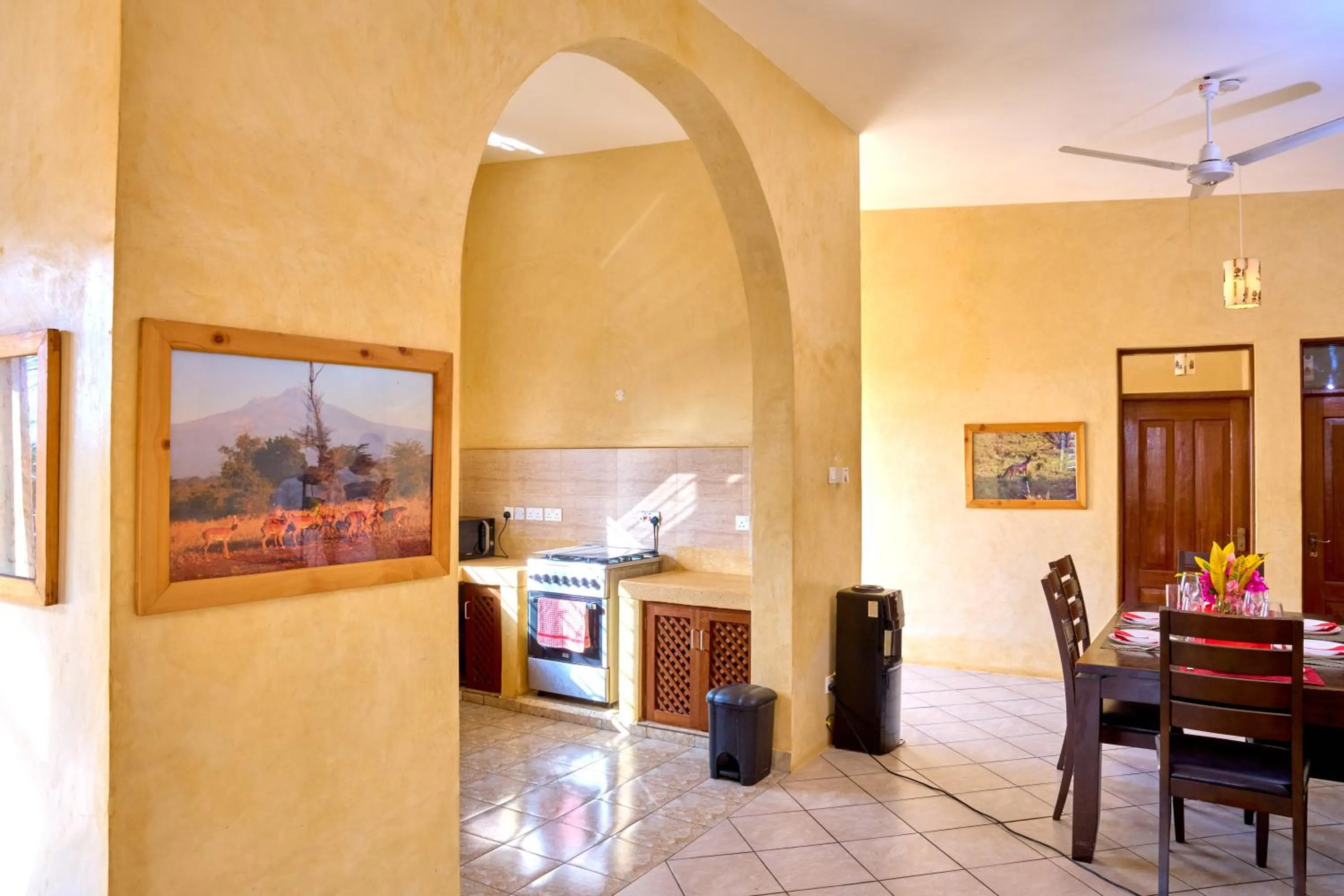 Dining area in Flametree Beach Homes
